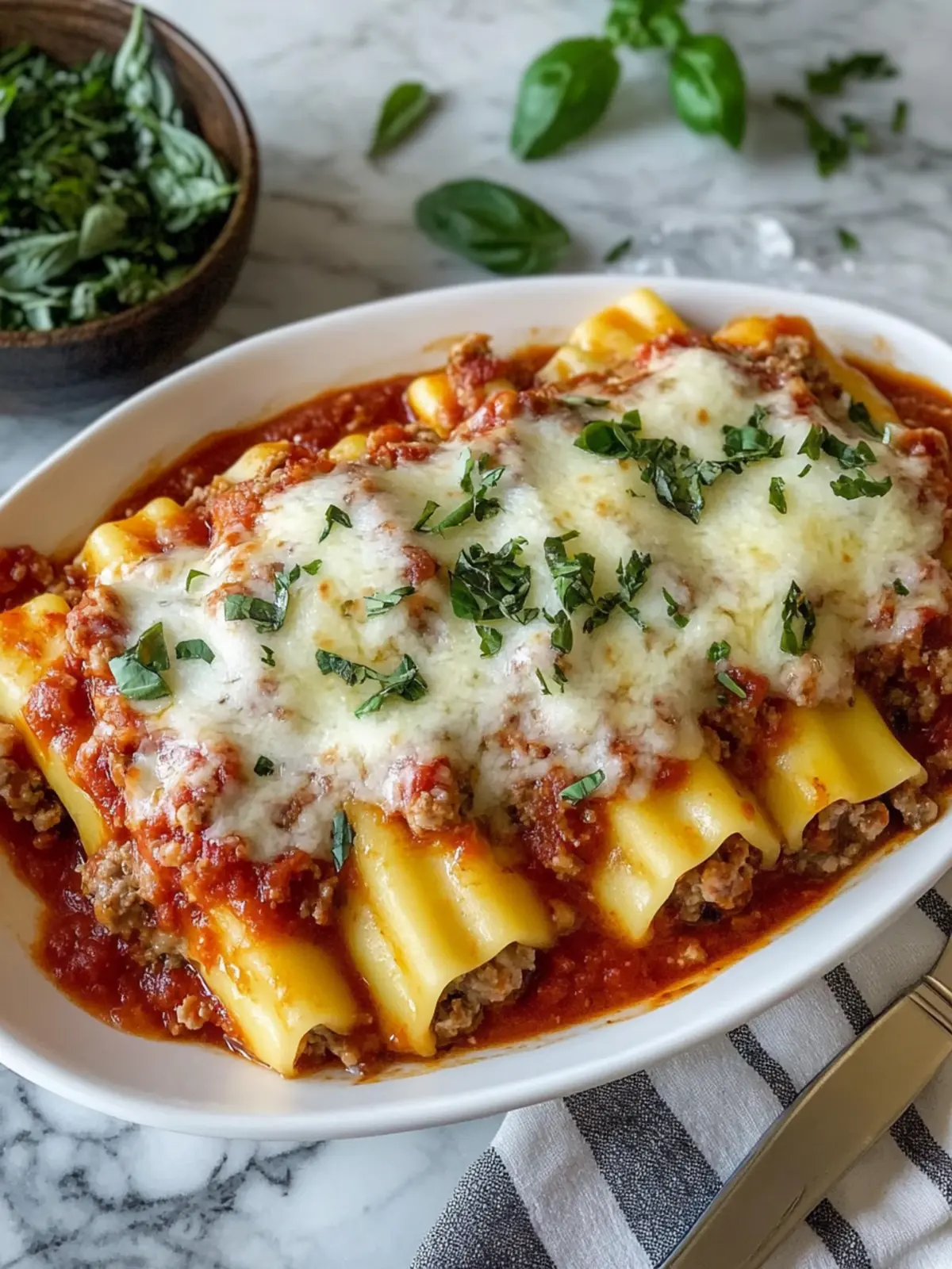 Delicious Stuffed Manicotti with Easy Meat Sauce Magic 3 Stuffed Manicotti