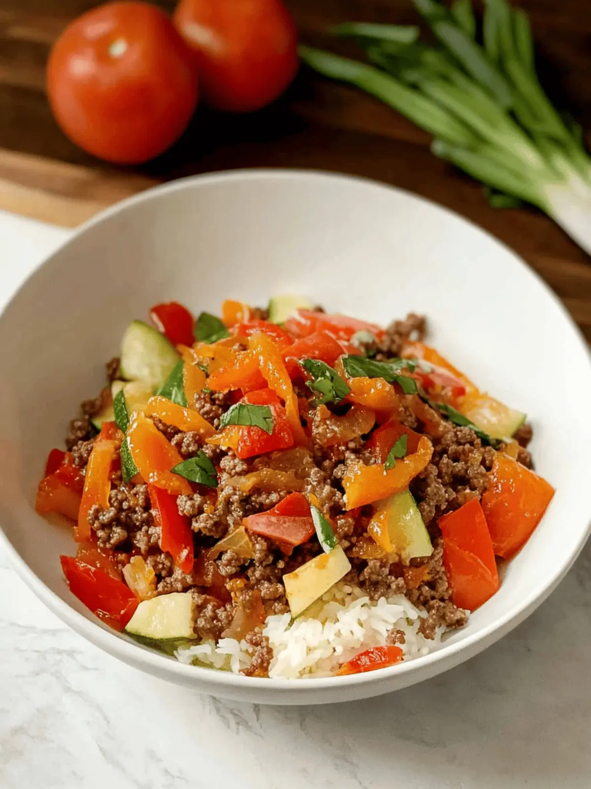 Crispy Orange Ground Beef & Veggies in 30 Minutes Flat 3 Recipe: Crispy Orange Ground Beef & Veggies