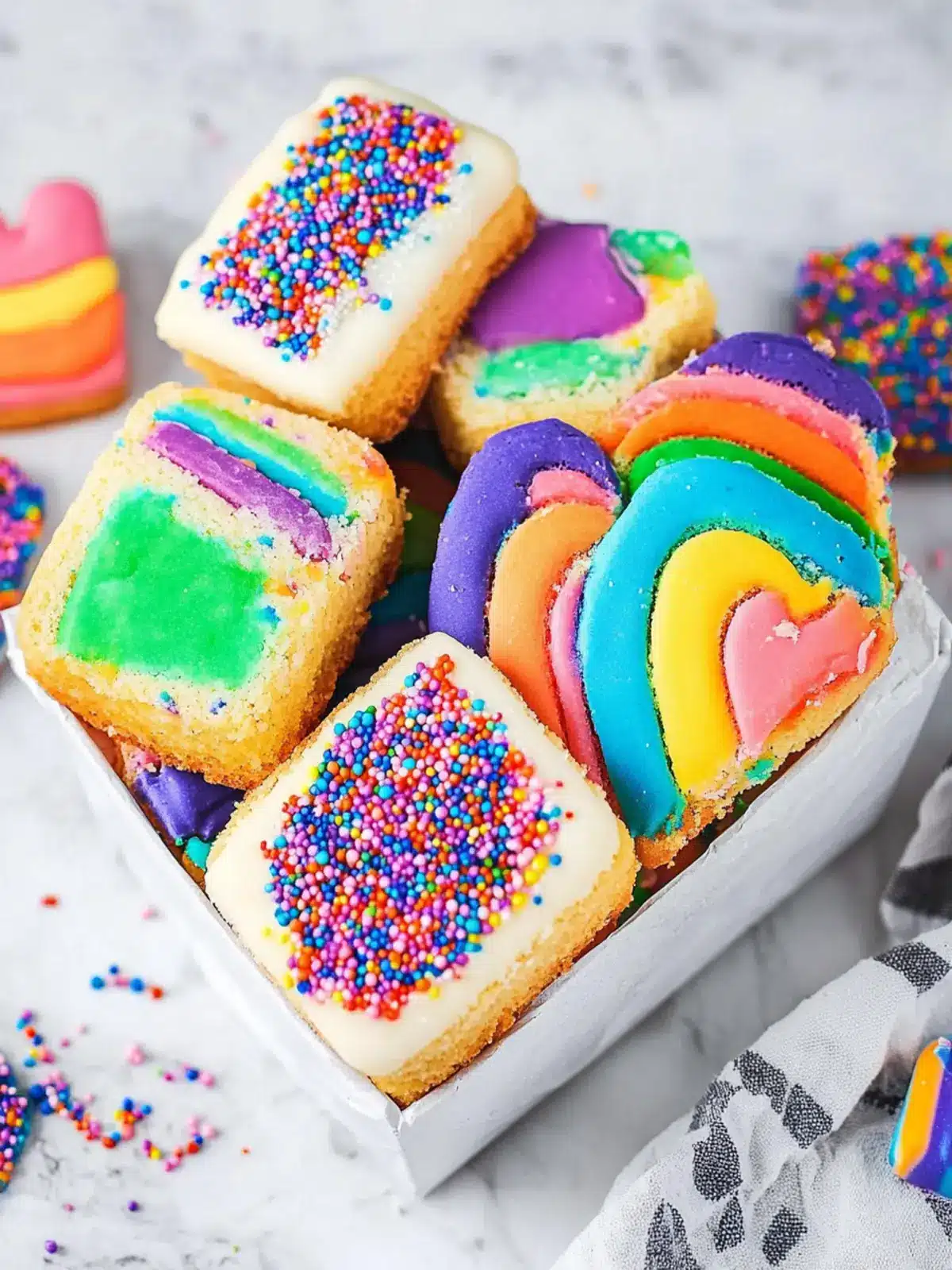 Rainbow Cookie Box: Brighten Your Day with Festive Treats 2 Rainbow Cookie Box