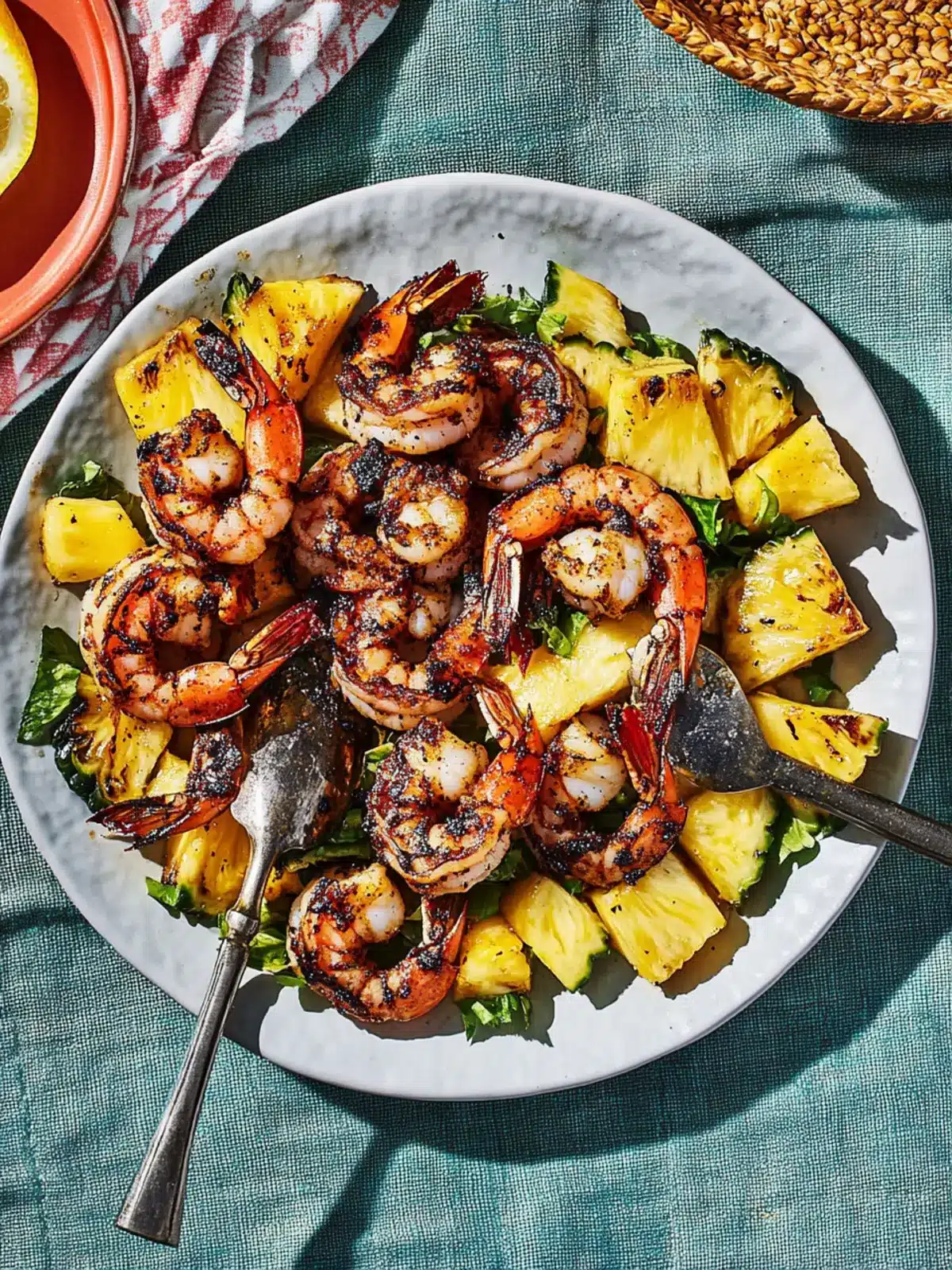 Delicious Jerk Shrimp with Pineapple Salad for Quick Dinners 3 Jerk Shrimp With Pineapple Salad