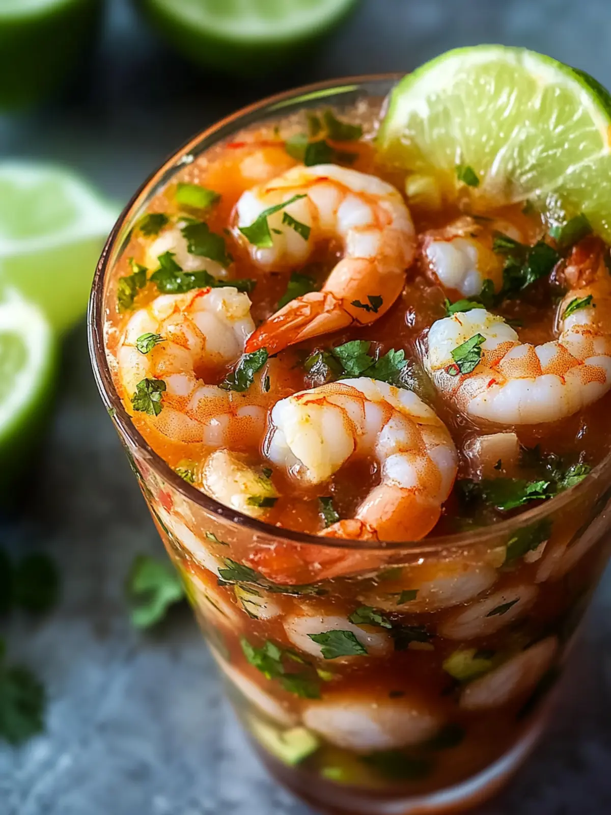 Zesty Mexican Shrimp Cocktail: Light, Fresh, and Delicious! 2 Mexican Shrimp Cocktail