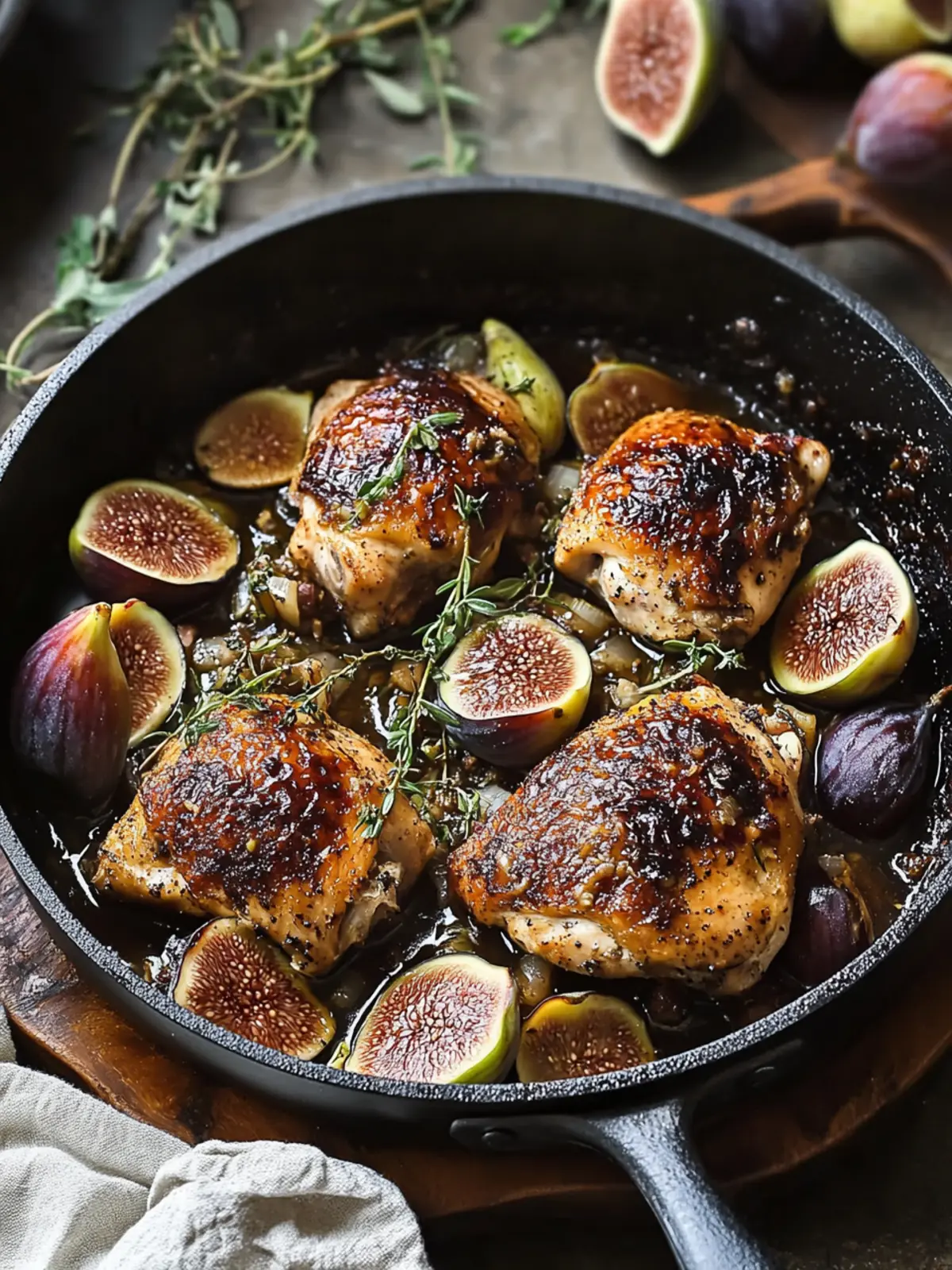 Discover Skillet Balsamic Chicken With California Figs Today 3 Skillet Balsamic Chicken With California Figs