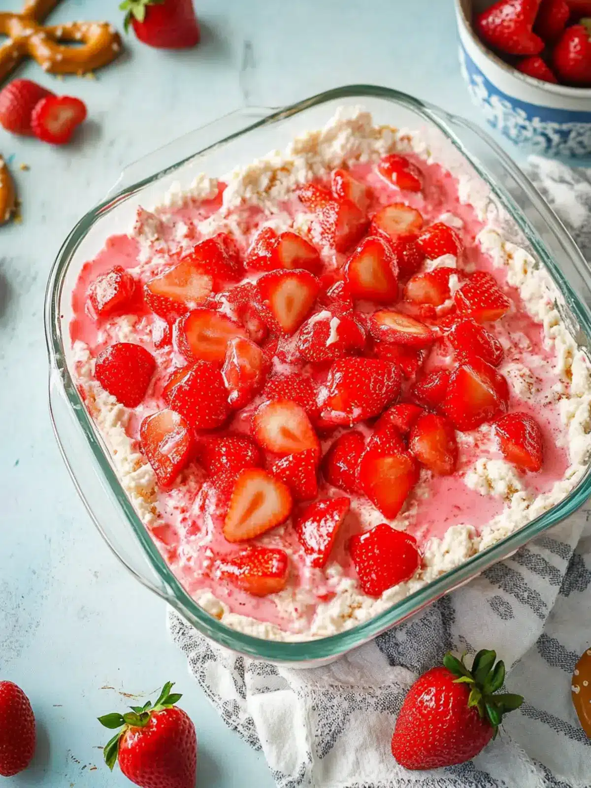 Delicious Strawberry Pretzel Salad: A Must-Try Family Delight 4 Strawberry Pretzel Salad