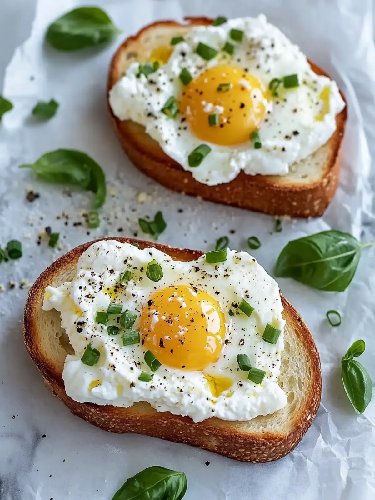 Satisfying Egg and Ricotta Toast for Quick Morning Bliss 3 Egg and Ricotta Toast