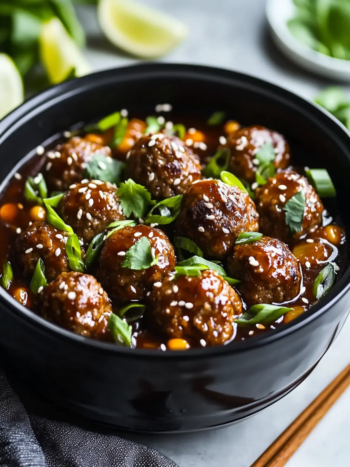 Savory Asian Meatballs Crockpot Bliss for Effortless Entertaining 2 Asian Meatballs Crockpot