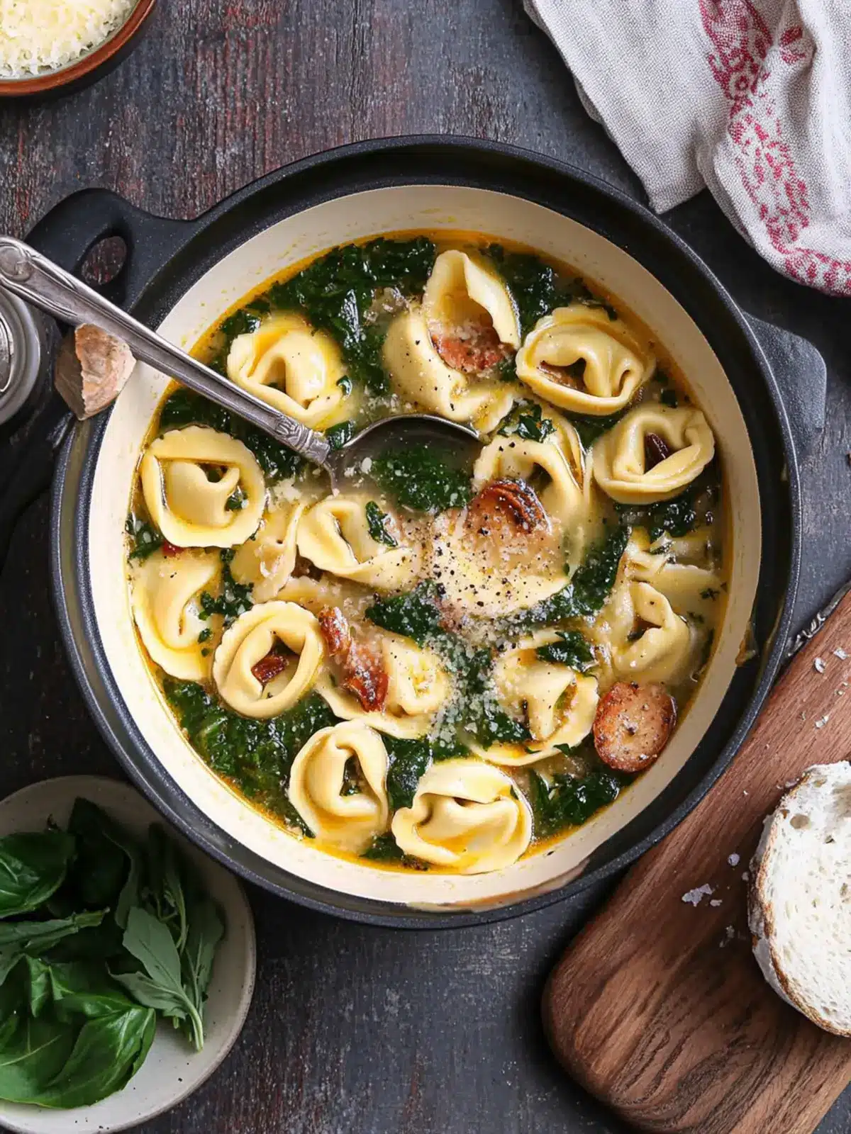 Comforting Tortellini Soup in Just 20 Minutes Delight! 4 Tortellini Soup