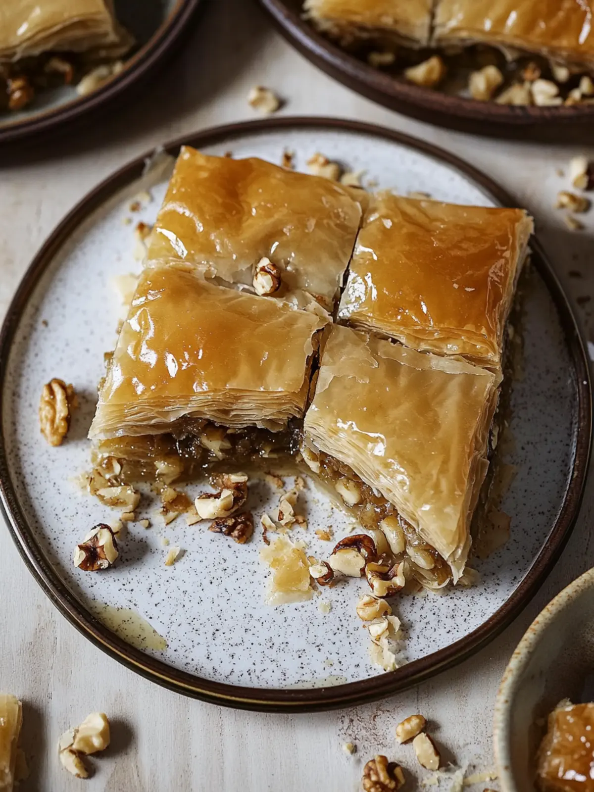 Irresistible Baklava with Walnut Filling Made Easy at Home 3 Baklava with walnut filling
