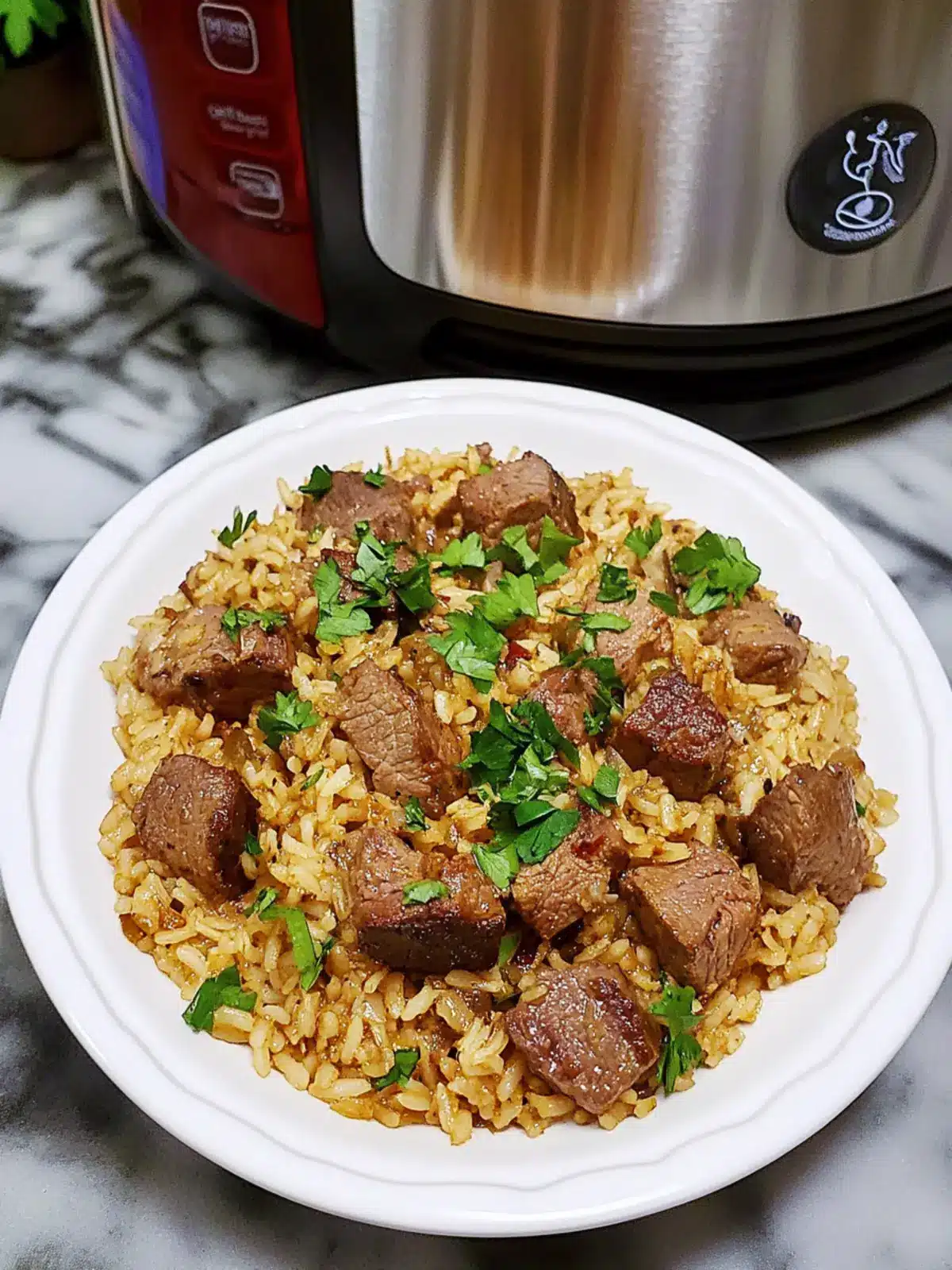 Savory Instant Pot Lamb and Rice Plov for Effortless Comfort 3 Instant Pot Lamb and Rice