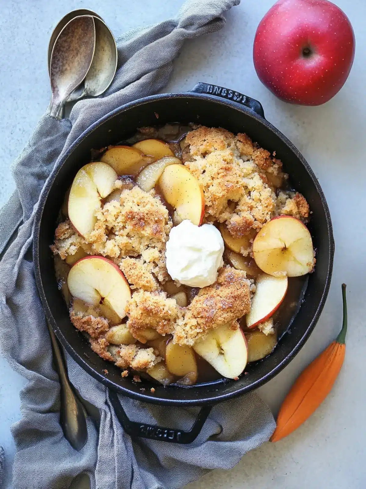 Delicious Dutch Oven Apple Cobbler for Cozy Campfire Nights 3 Dutch Oven Apple Cobbler