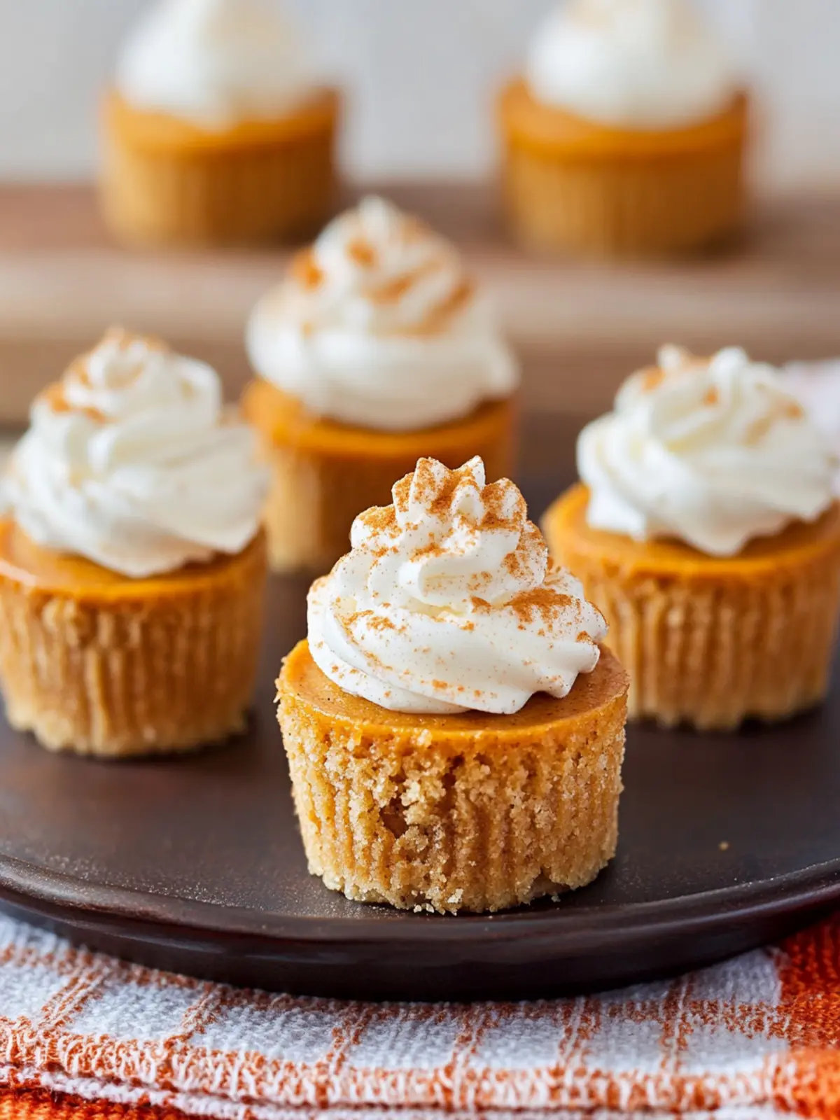 Mini Pumpkin Cheesecakes That Bring Fall to Your Table 4 Mini Pumpkin Cheesecakes