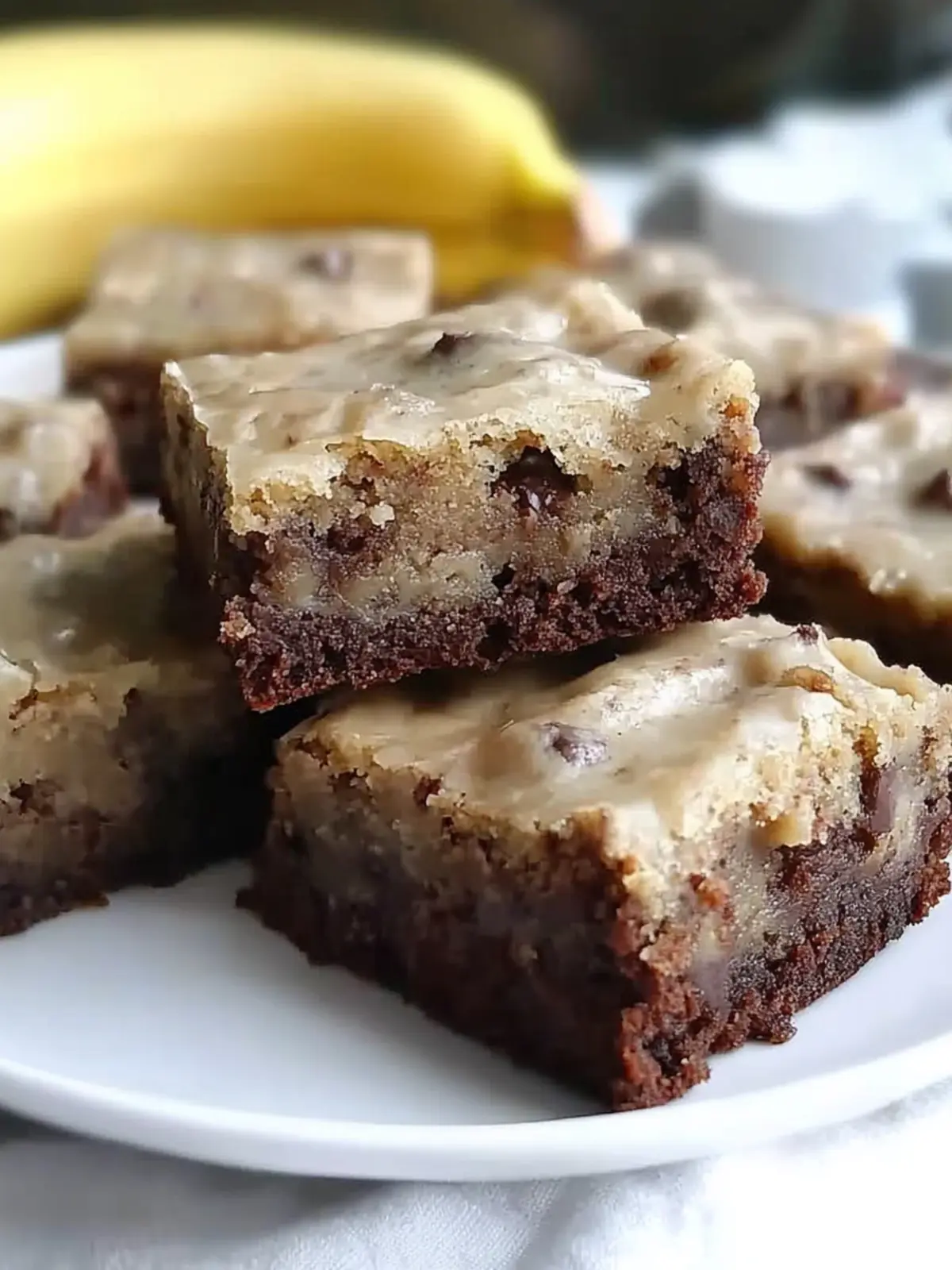 Mouthwatering Banana Bread Brownies with Brown Butter Bliss 2 Banana Bread Brownies