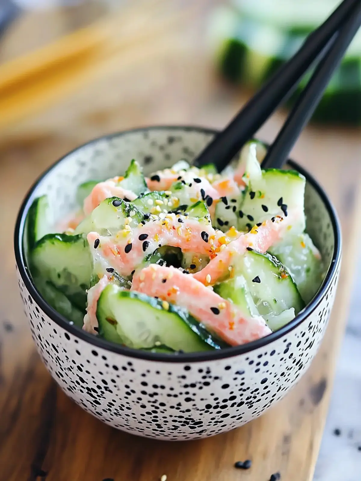 Sushi Cucumber Salad: A Refreshing Twist on Nutrition! 3 Sushi Cucumber Salad