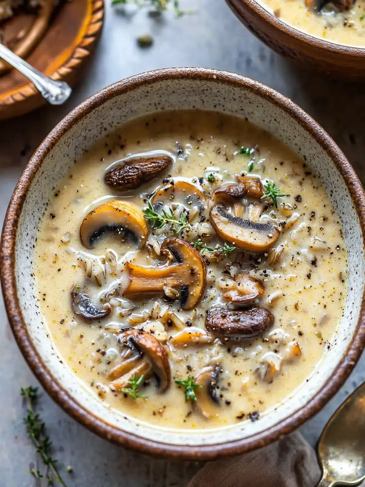 Comforting Wild Rice and Mushroom Soup for Chilly Nights 2 Wild Rice and Mushroom Soup