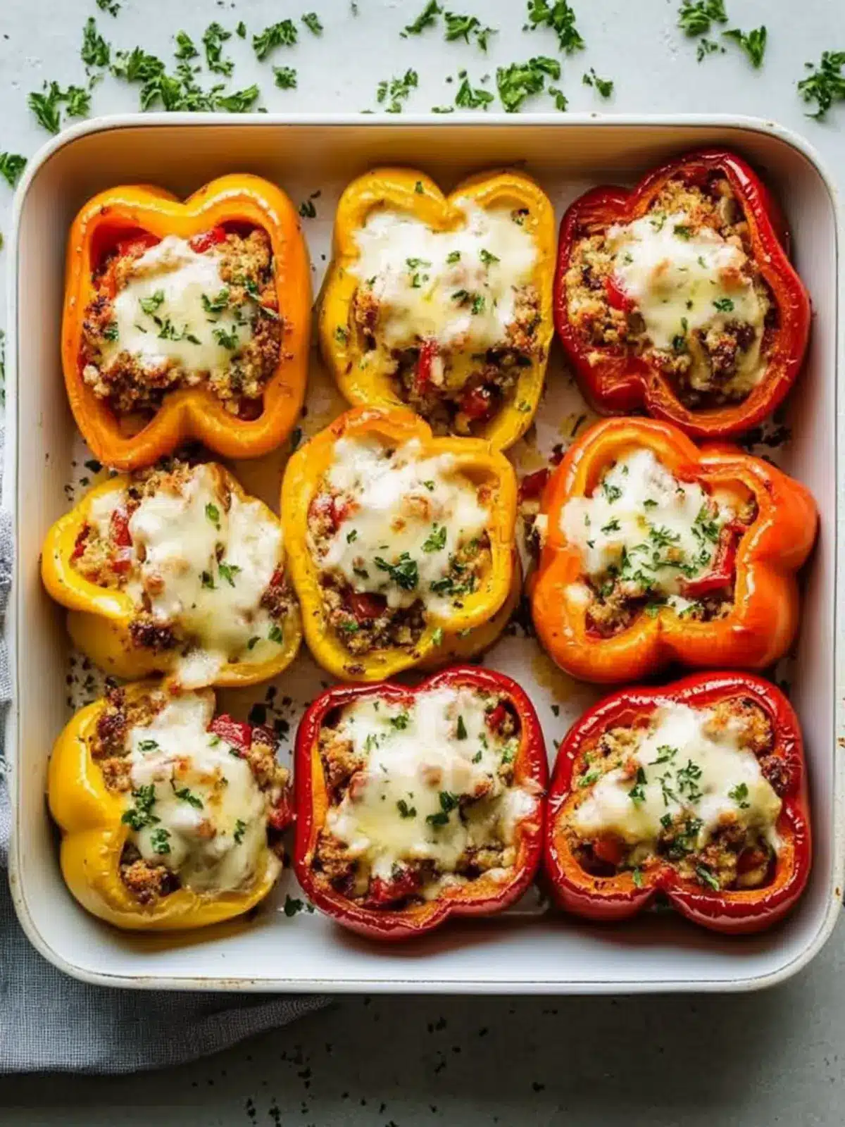 Savory Stuffed Peppers: A Wholesome Family Favorite 2 Stuffed Peppers