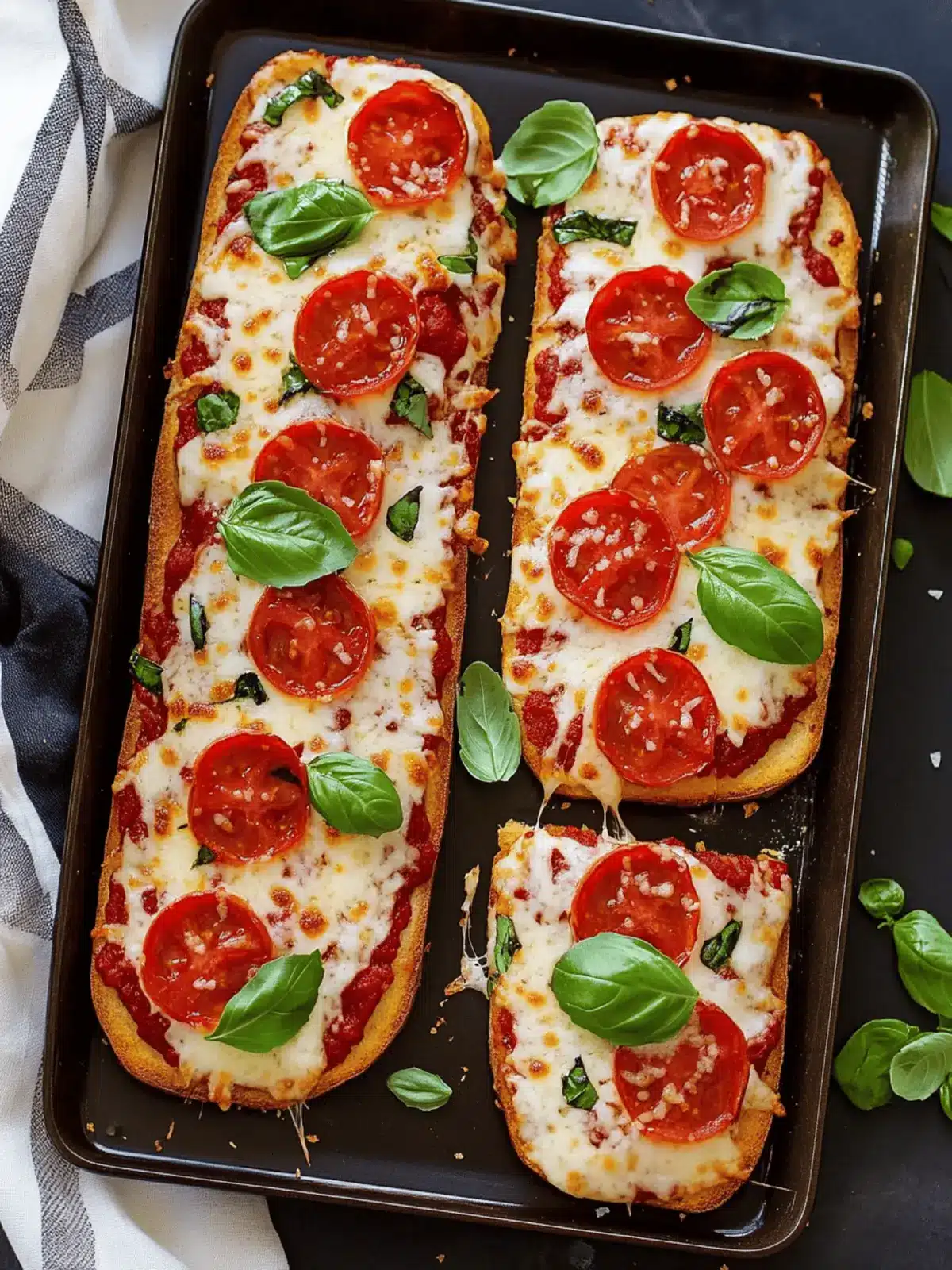 Delicious French Bread Pizza: Quick and Customizable Fun! 4 French Bread Pizza