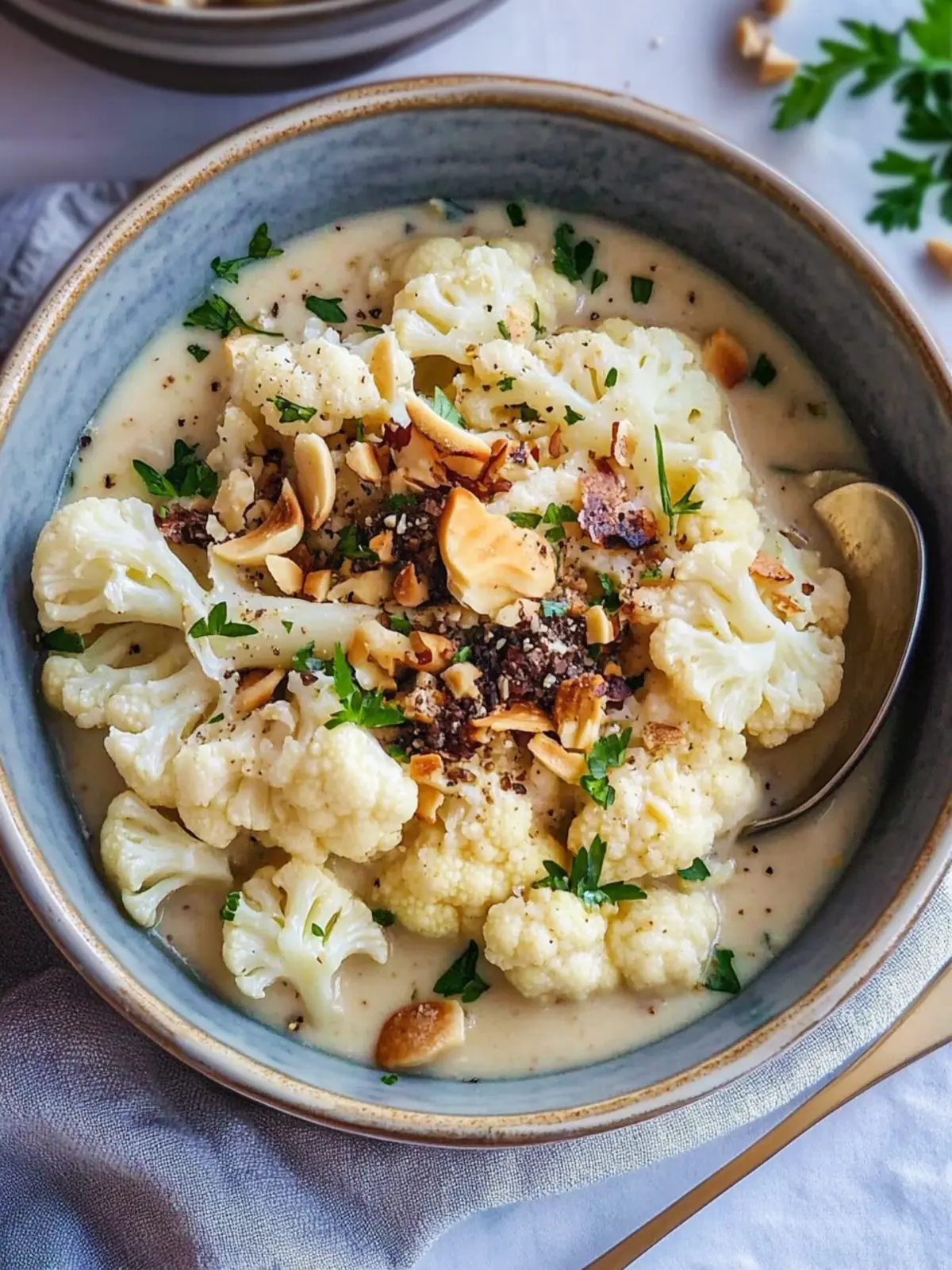 Warm Up with Hearty Cauliflower Tahini Stew Delight 3 Cauliflower Tahini Stew