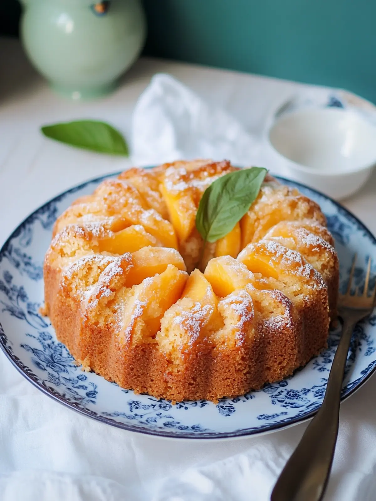 Delicious Peach Cobbler Pound Cake for Any Celebration 3 Peach Cobbler Pound Cake