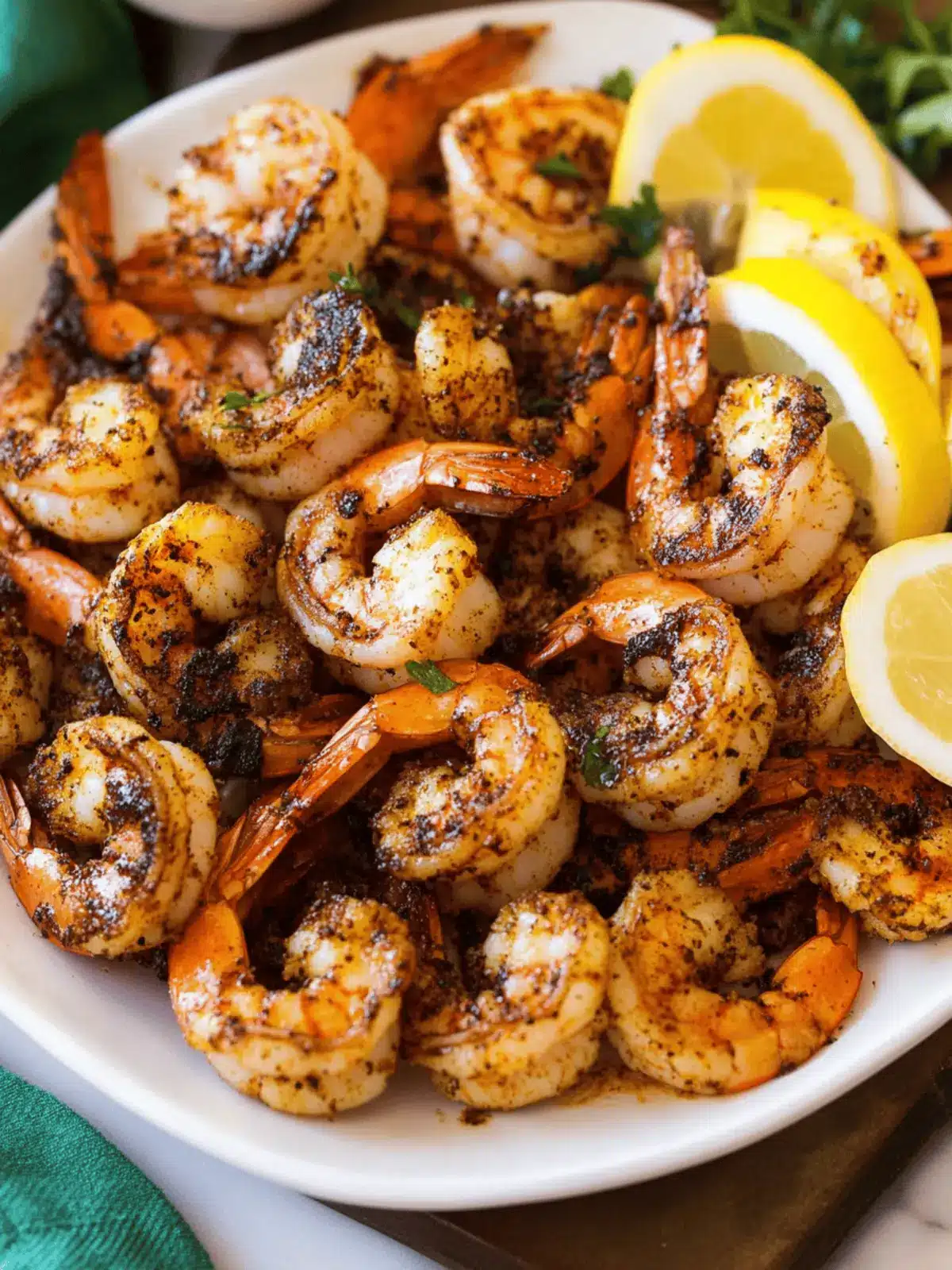 Savory Blackened Shrimp: Quick Cajun Goodness Awaits 2 Blackened Shrimp