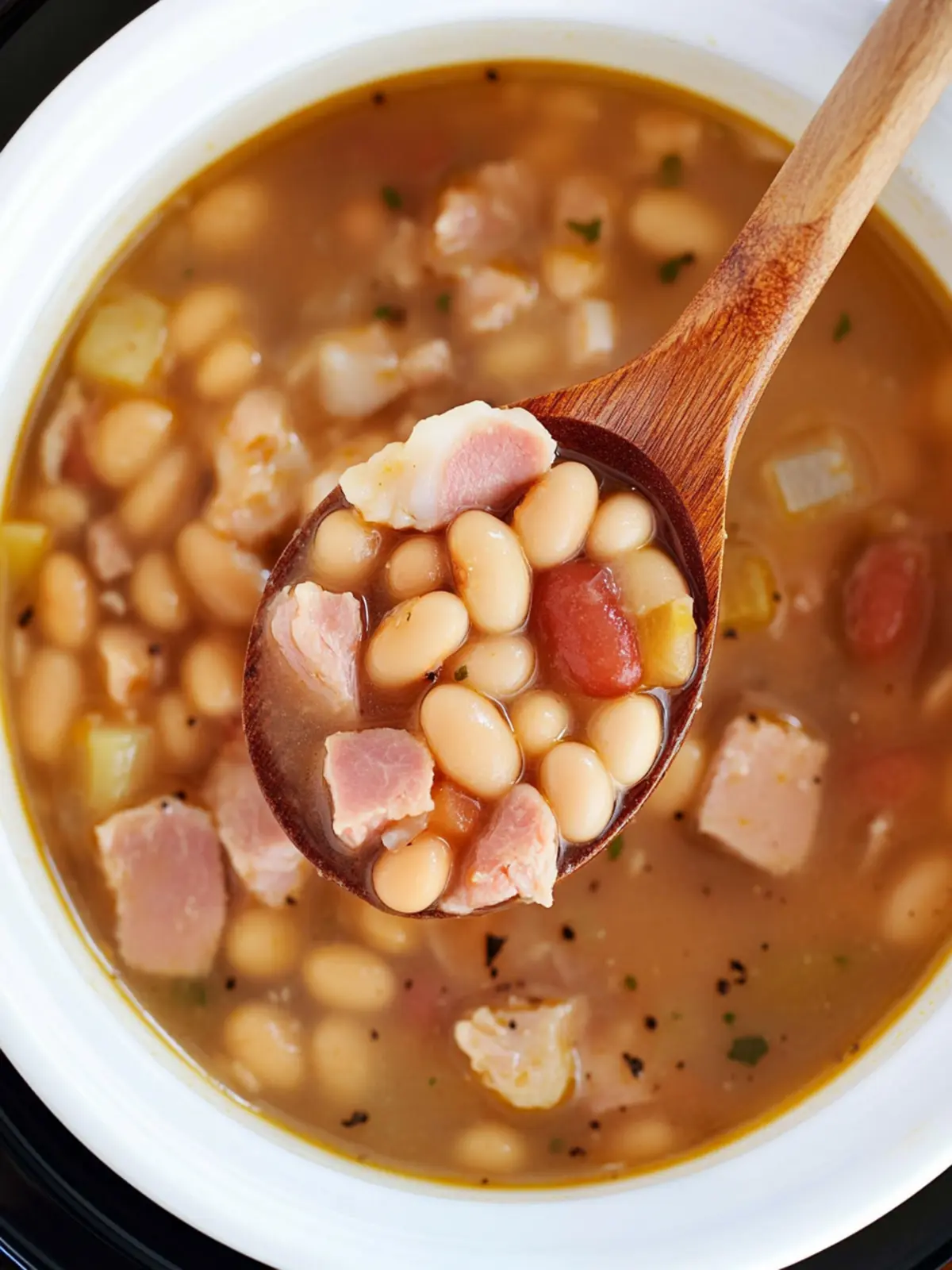 Hearty Crockpot Ham & Bean Soup for Cozy Nights In 4 Crockpot Ham & Bean Soup