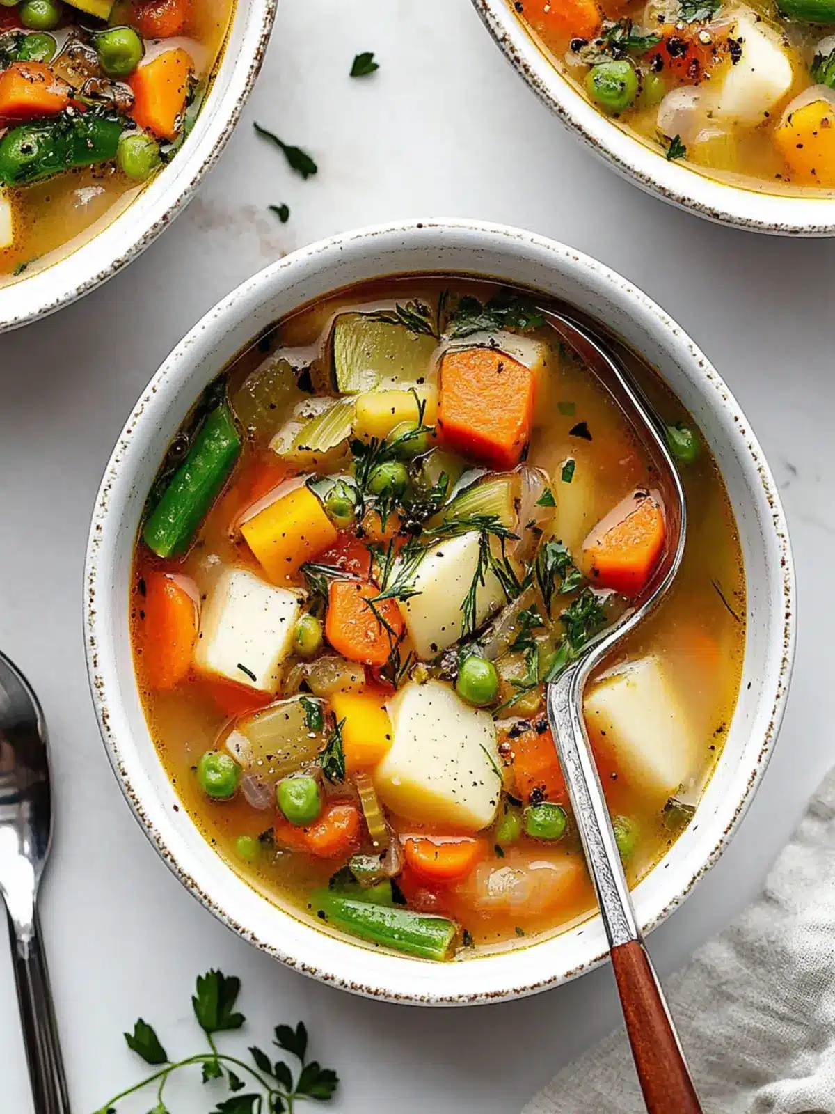 Nourishing Vegetable Soup: Customize Your Cozy Bowl 4 Vegetable Soup
