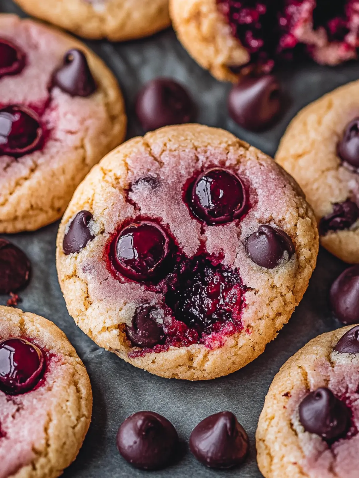 Maraschino Cherry Chocolate Chip Cookies for Sweet Nostalgia 2 Maraschino Cherry Chocolate Chip Cookies