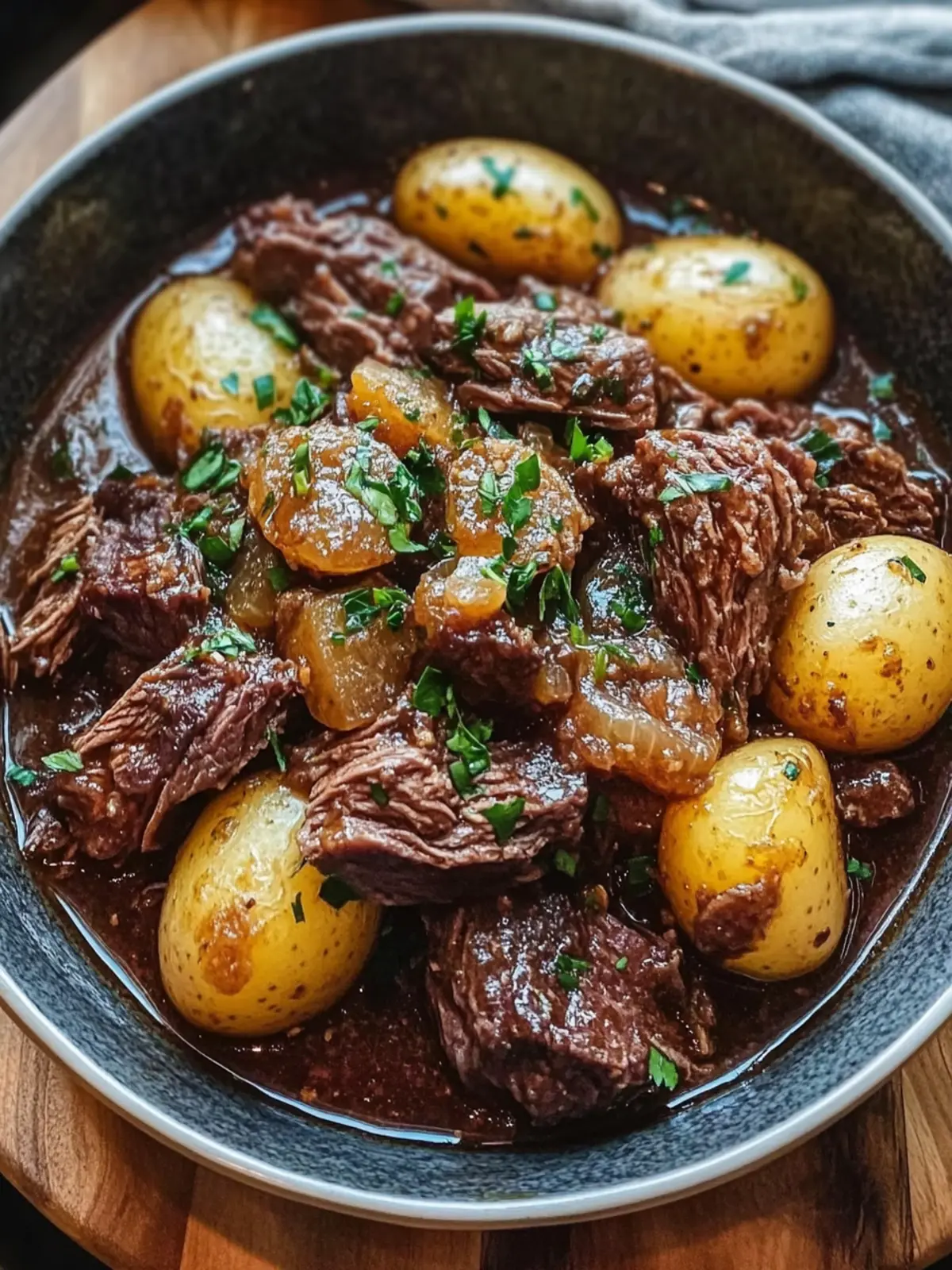 Slow Cooker Garlic Butter Beef with Potatoes for Cozy Nights 3 Slow Cooker Garlic Butter Beef with Potatoes