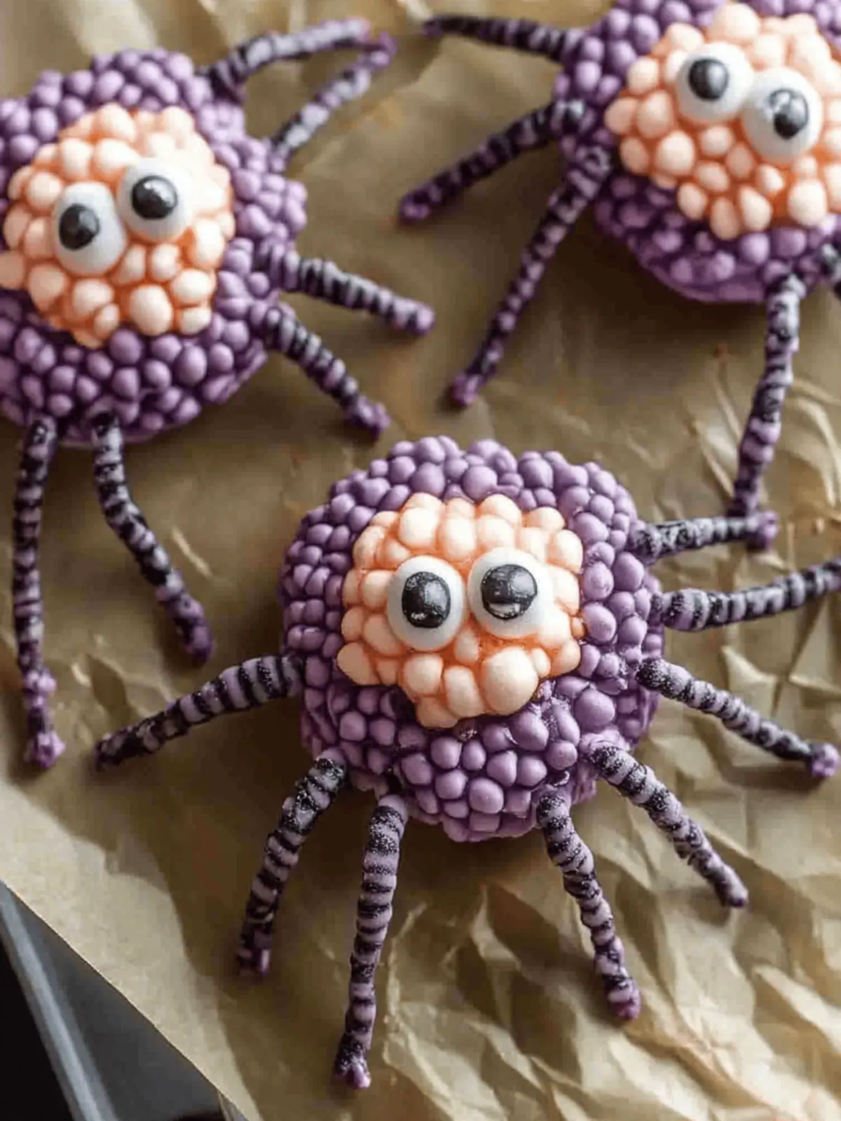 Candy-Coated Marshmallow Spiders for a Spooky Halloween Treat 2 Candy-Coated Marshmallow Spiders