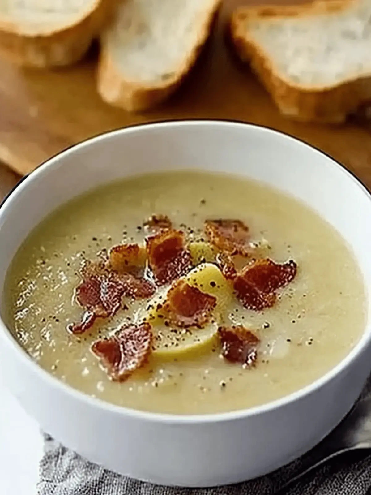 Cozy Leek, Bacon & Potato Soup for Heartwarming Days 3 Leek, bacon & potato soup