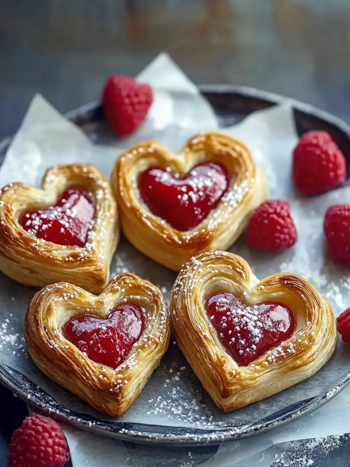Delicious Puff Pastry Hearts for a Sweet Valentine's Surprise 4 Puff Pastry Hearts
