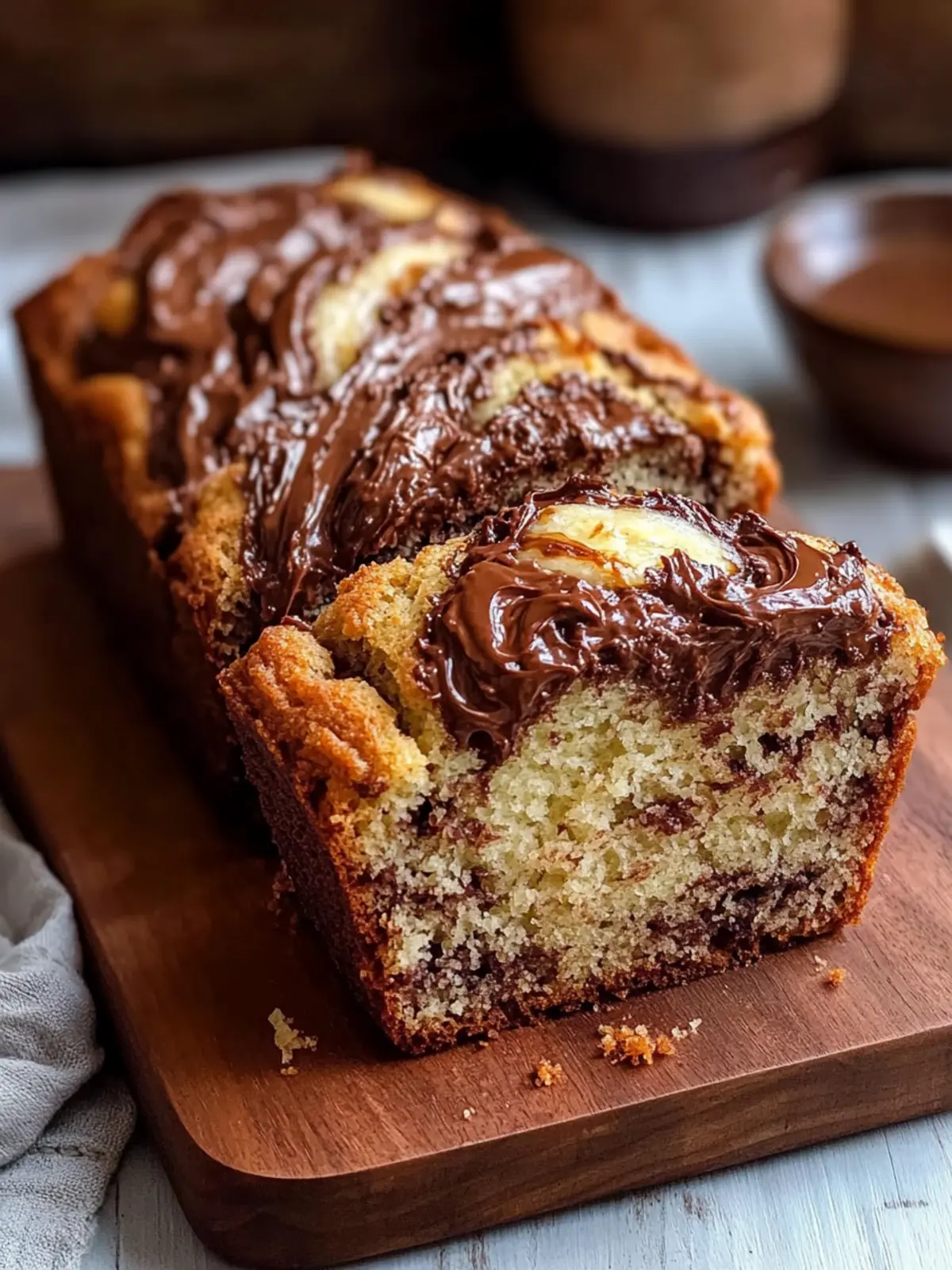 Nutella Swirl Banana Bread That Will Melt Your Heart 3 Nutella Swirl Banana Bread