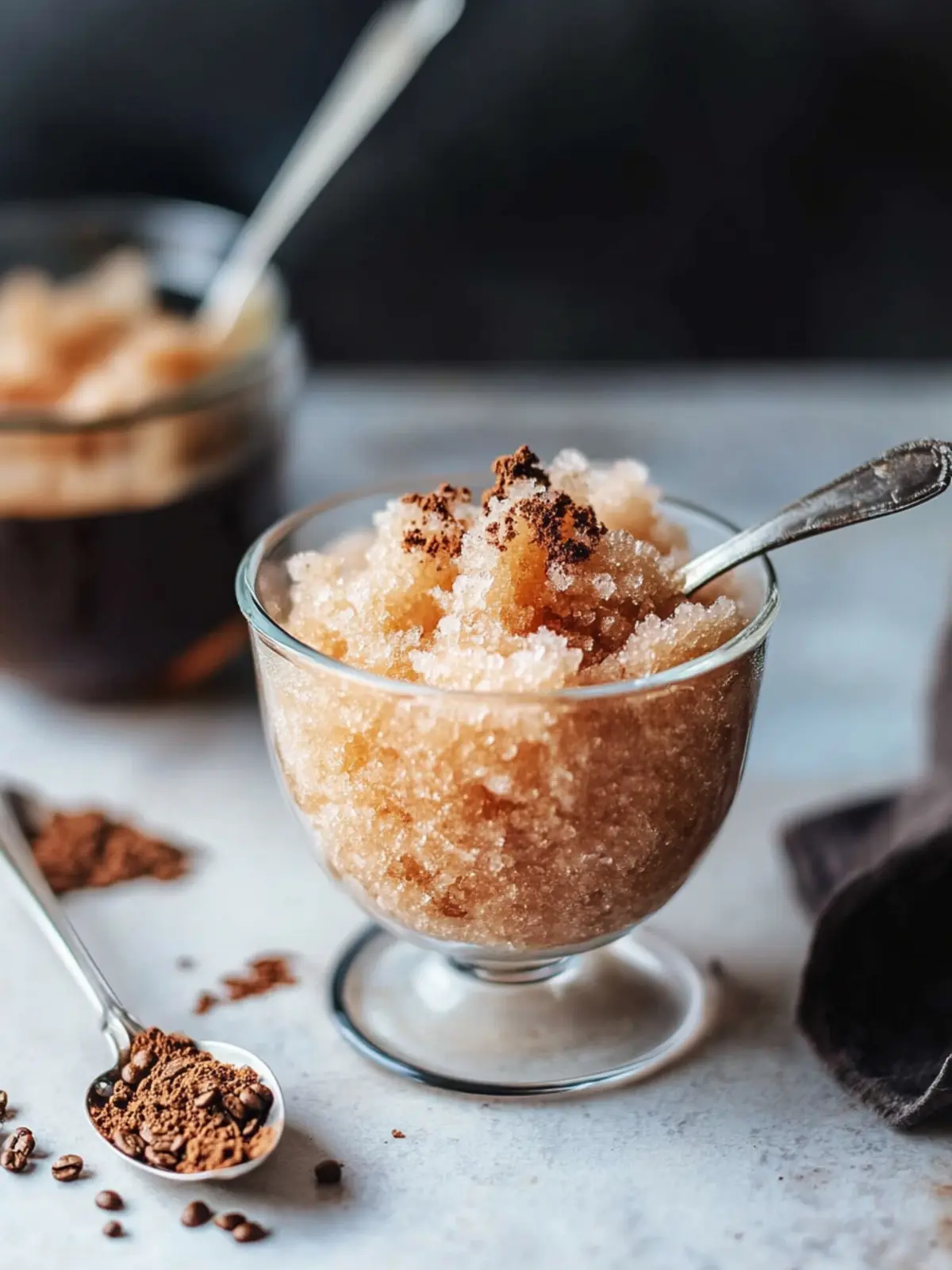 Delightful Italian Coffee Granita: A 3-Ingredient Treat 2 Italian Coffee Granita