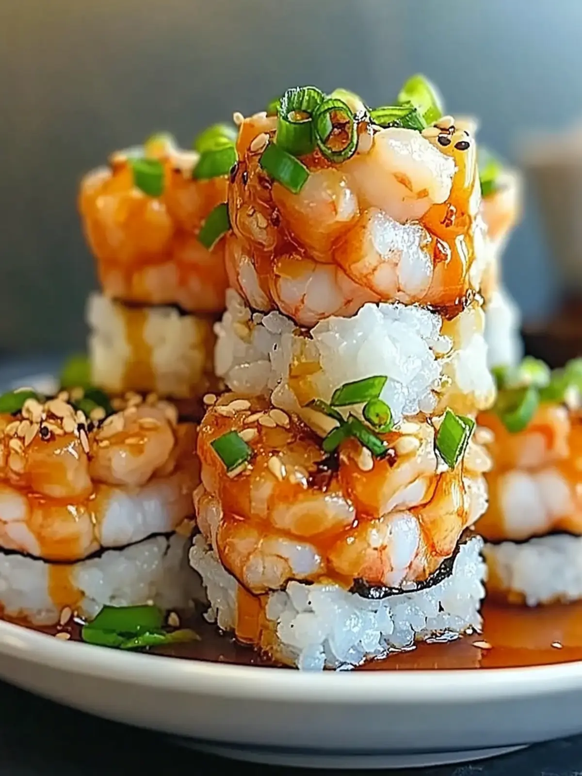 Spicy Shrimp Sushi Stacks: Quick, Gluten-Free Flavor Explosion 3 Spicy Shrimp Sushi Stacks