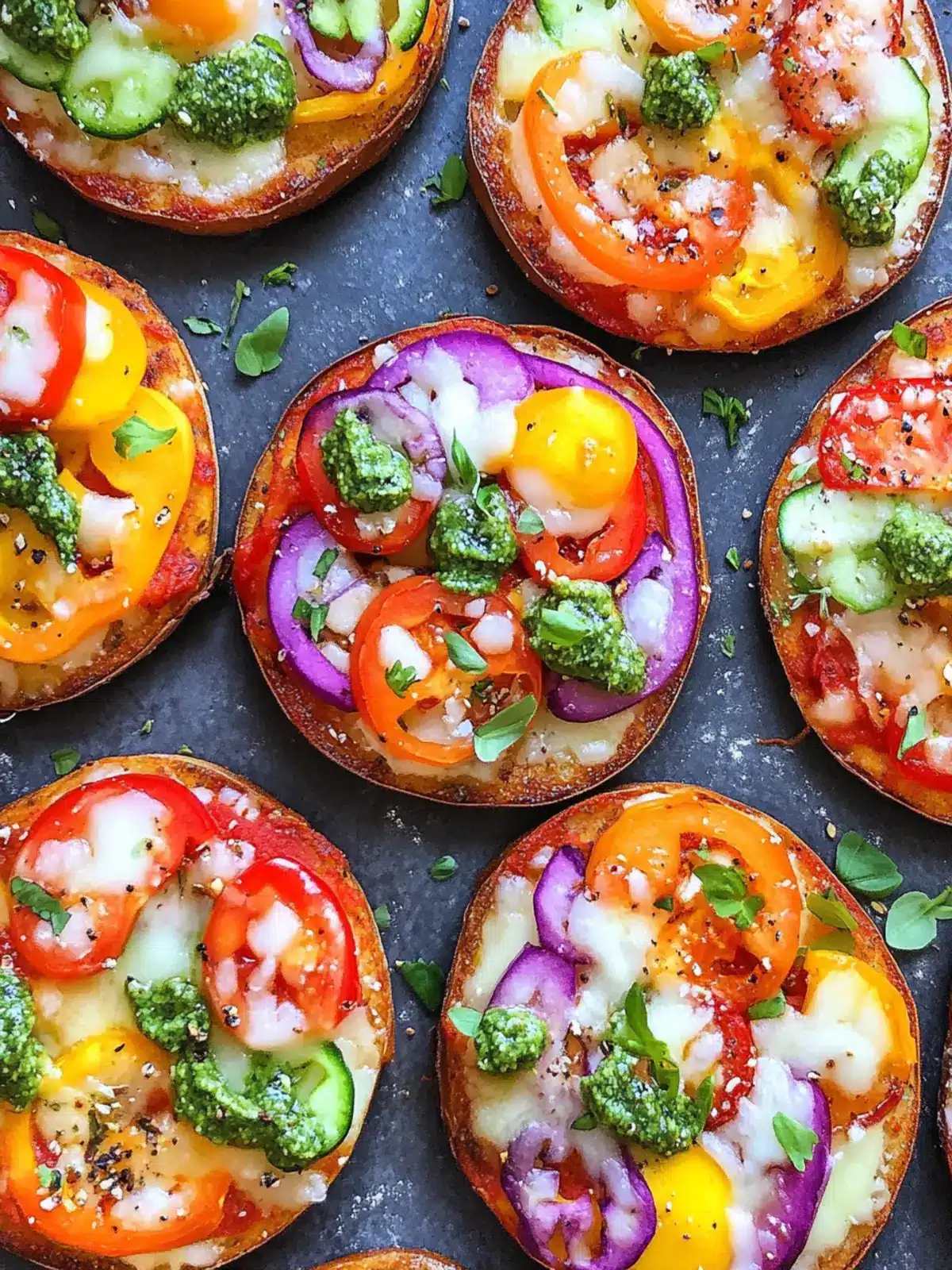 Create Colorful Rainbow Bagel Pizzas for Fun Family Meals 4 Rainbow Bagel Pizzas