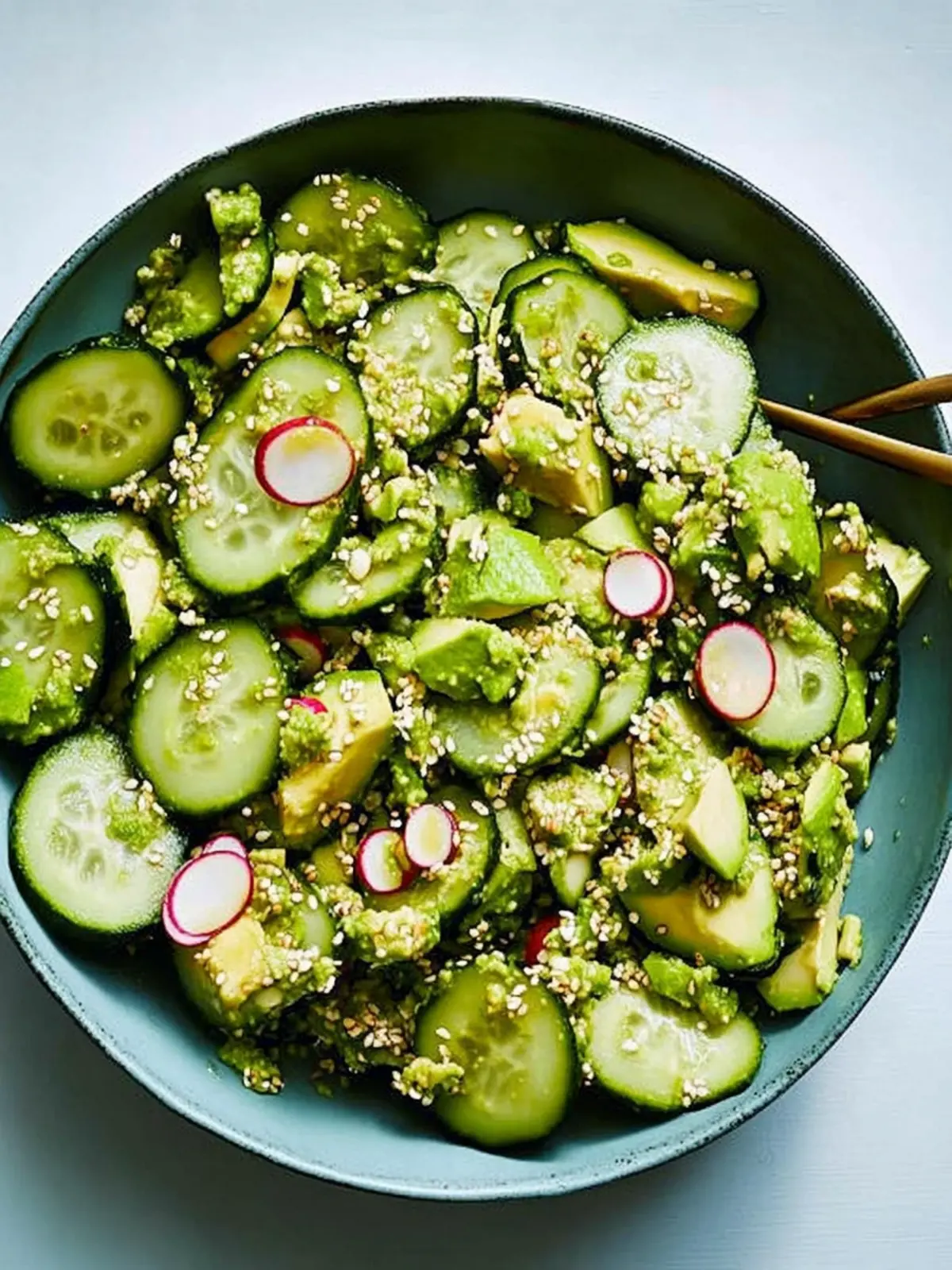 Sesame Cucumber and Avocado Salad for a Refreshing Crunch 2 Sesame Cucumber and Avocado Salad