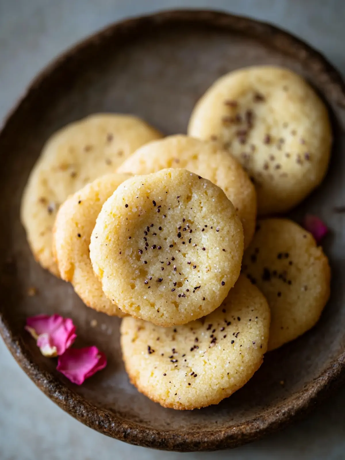 Delicious Noon Berenji: Melt-in-Your-Mouth Cardamom Cookies 3 Noon Berenji (Cardamom Rose Cookies)