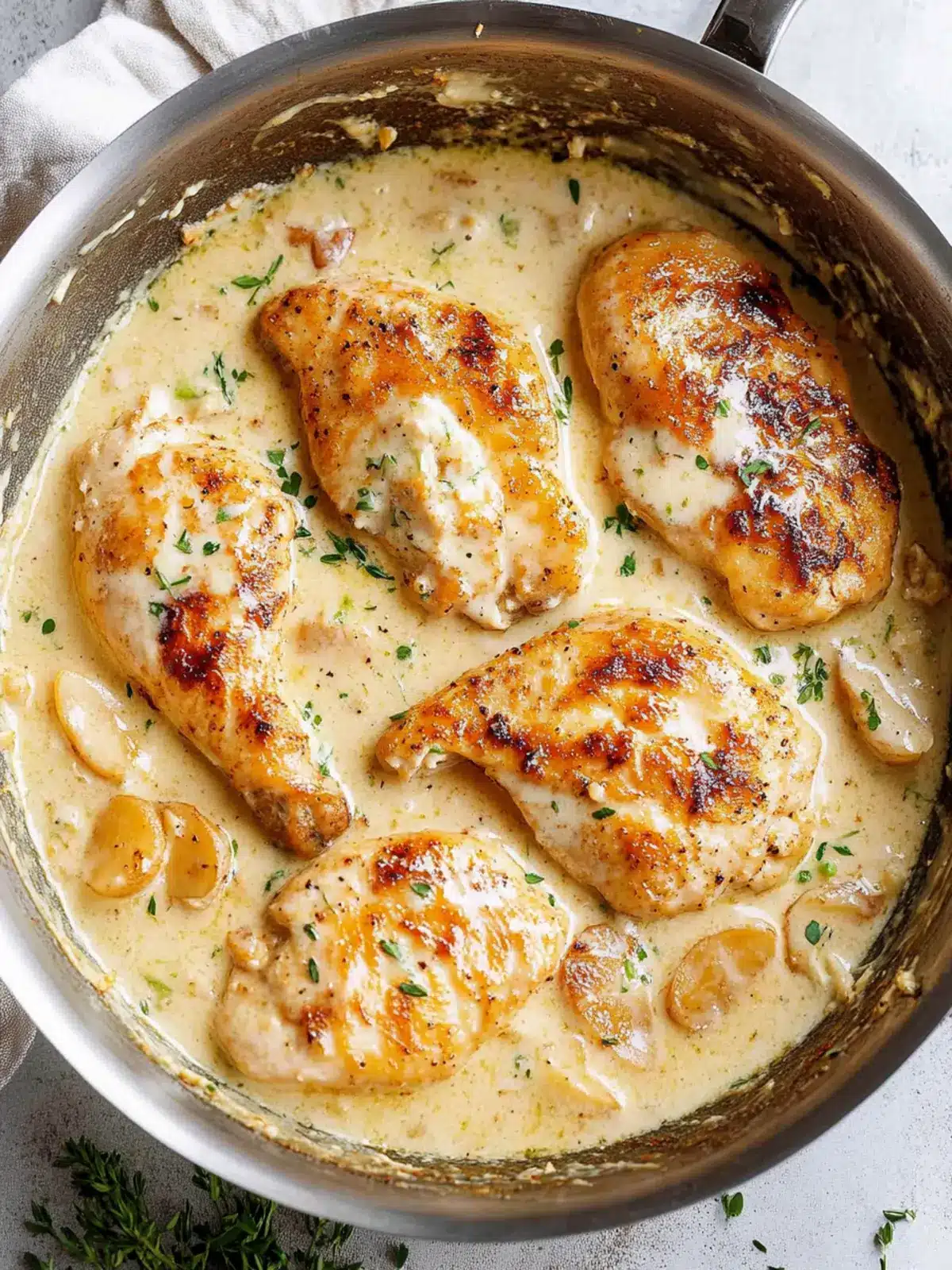 Creamy Garlic Chicken - A 30-Minute Savory Delight 4 Creamy Garlic Chicken