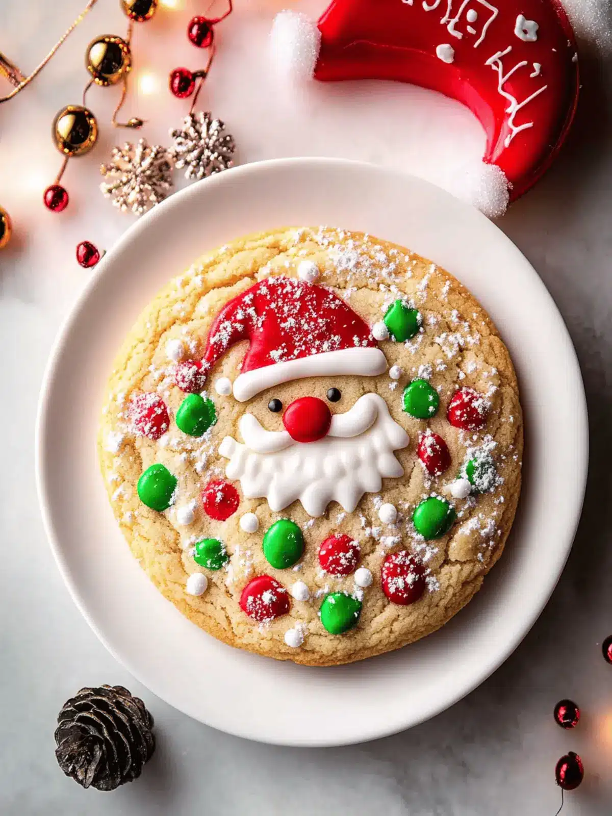 One Santa Cookie: Quick & Easy Holiday Delights Await 3 One Santa Cookie