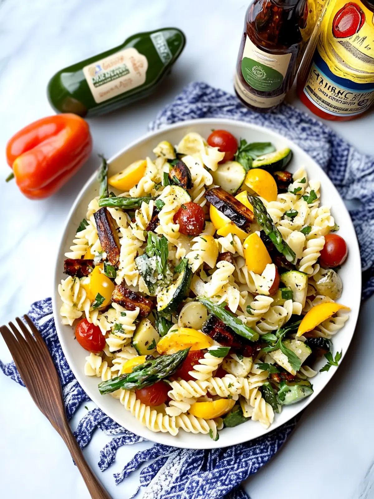 Grilled Vegetable Pasta Salad that Screams Summer Freshness 2 Grilled Vegetable Pasta Salad