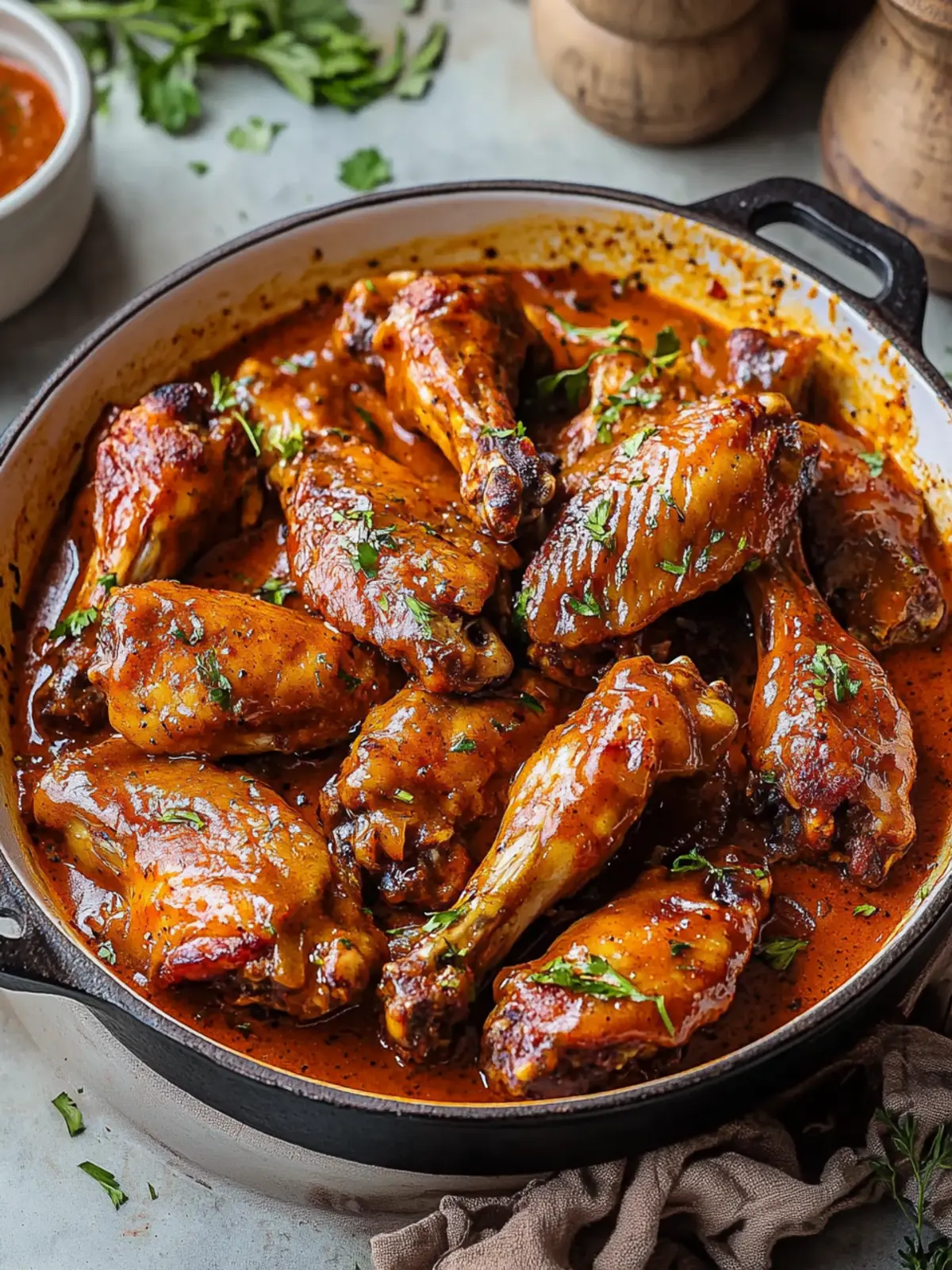 Irresistible Smothered Turkey Wings That Melt in Your Mouth 2 Smothered Turkey Wings