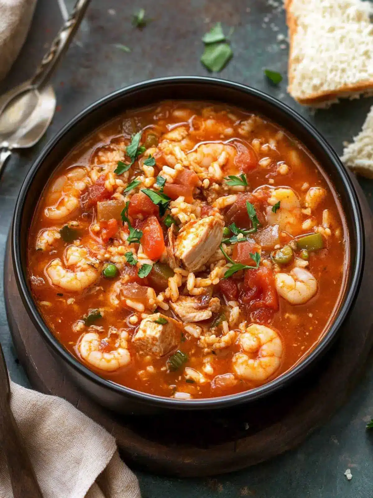 Savor the Comfort of Hearty Jambalaya Soup Tonight 4 Jambalaya Soup