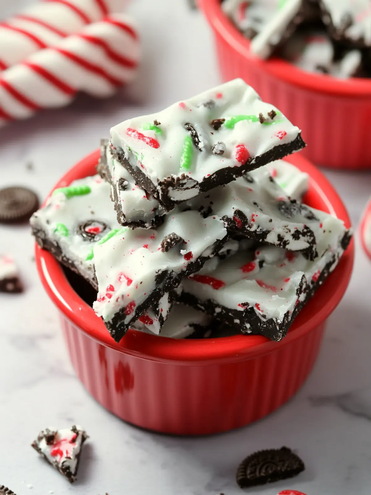 Deliciously Easy Oreo Peppermint Bark for Holiday Joy 3 Oreo Peppermint Bark