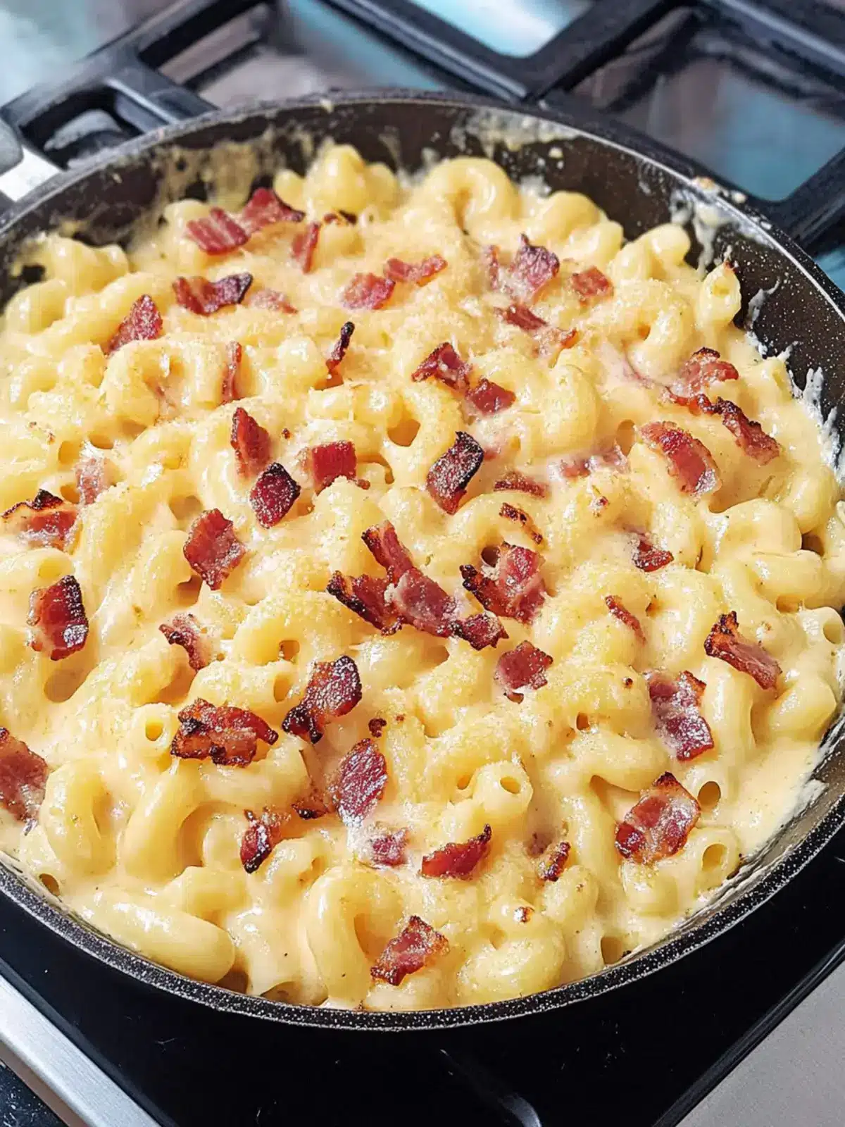 Skillet Bacon Mac and Cheese That's a Game Changer 4 Skillet Bacon Mac And Cheese