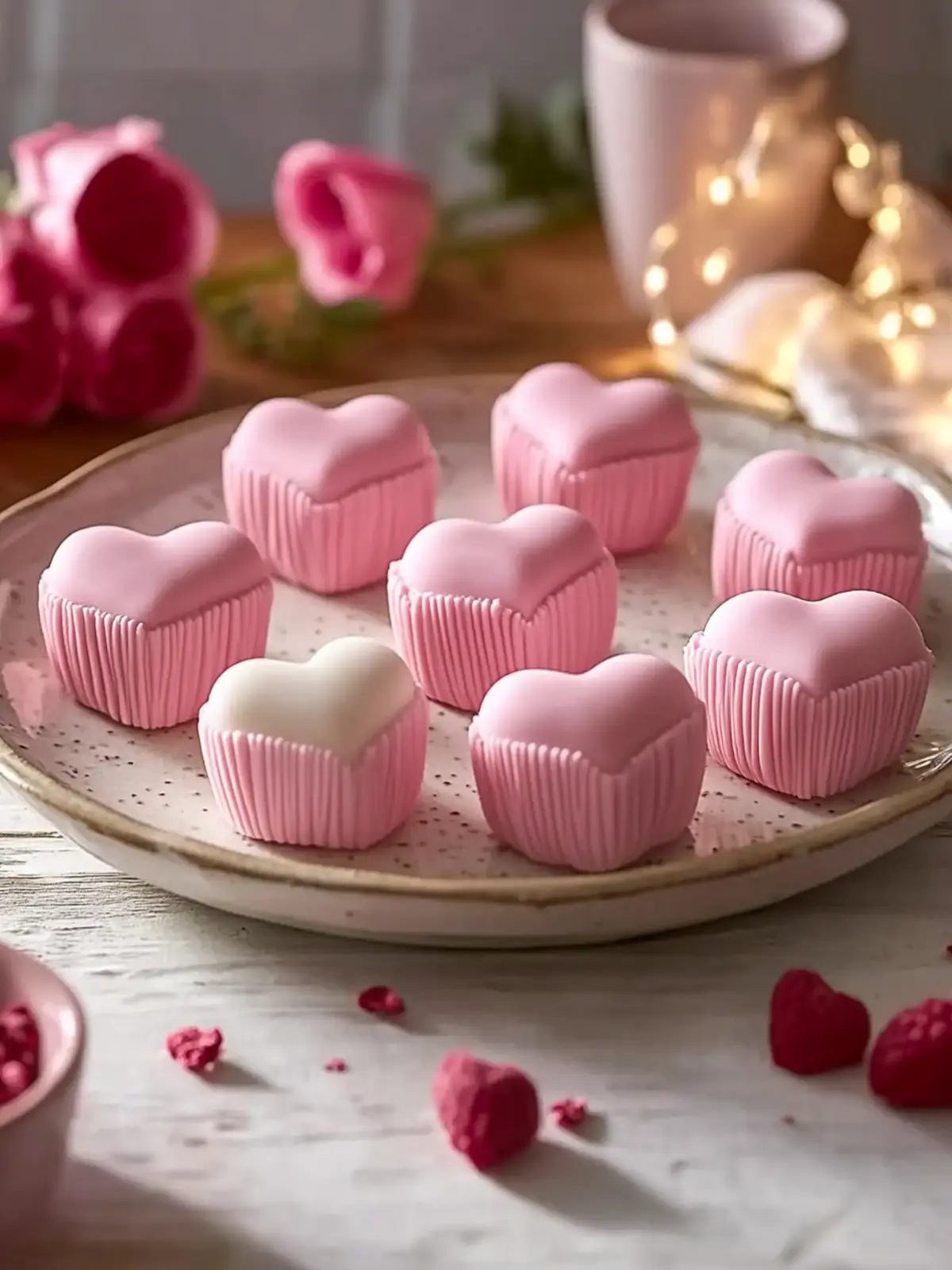 Charming Valentine s Heart Petit Fours You Can Easily Make! 4 Valentine s Heart Petit Fours