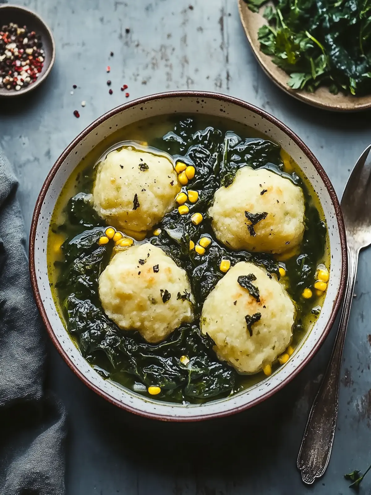 Collard Greens and Cornmeal Dumplings: Comfort Food Bliss 3 Collard Greens and Cornmeal Dumplings