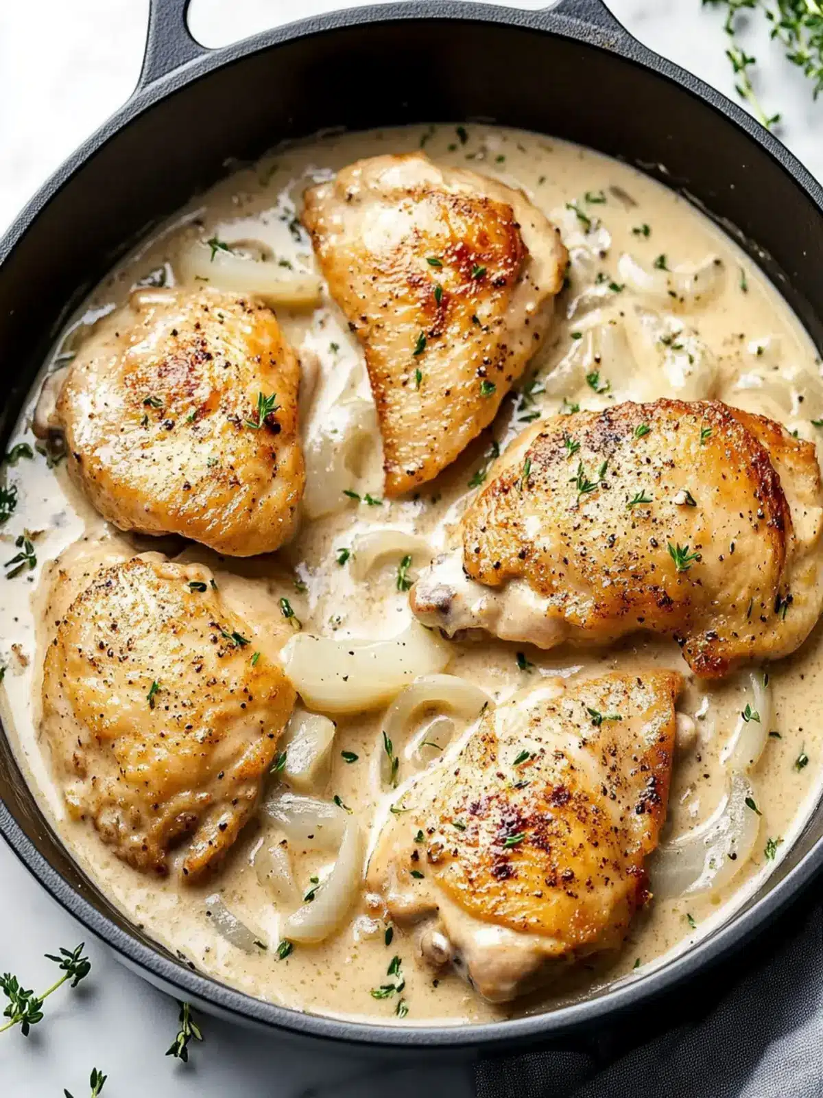 Creamy Sour Cream and Onion Chicken in Just 30 Minutes 4 Sour Cream and Onion Chicken