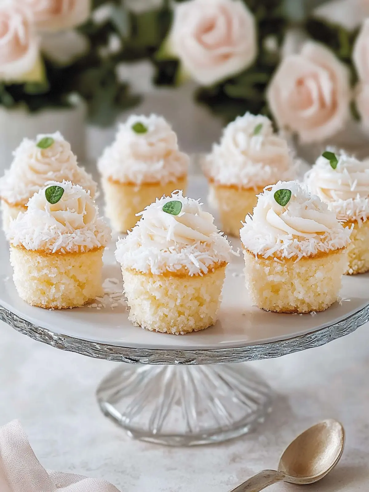 Irresistible Mini Coconut Cakes with Buttery Bliss 3 Mini Coconut Cakes