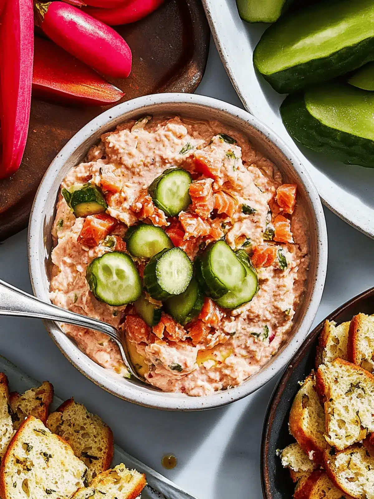 Bright and Spicy Smoked Salmon Dip That's Perfect for Parties 2 Bright and Spicy Smoked Salmon Dip