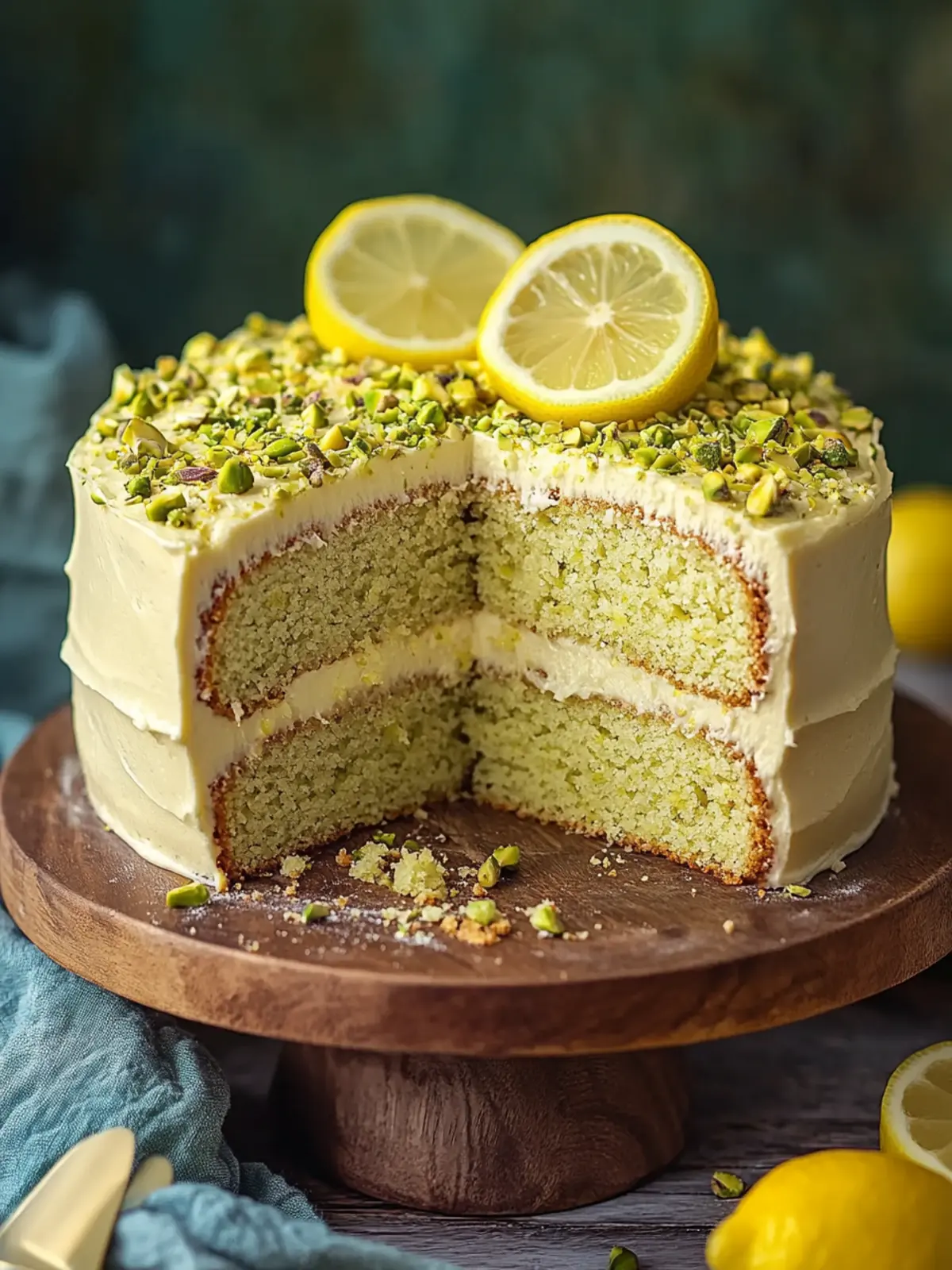 Lemon Pistachio Cake that Will Brighten Your Spring Gatherings 2 Lemon Pistachio Cake