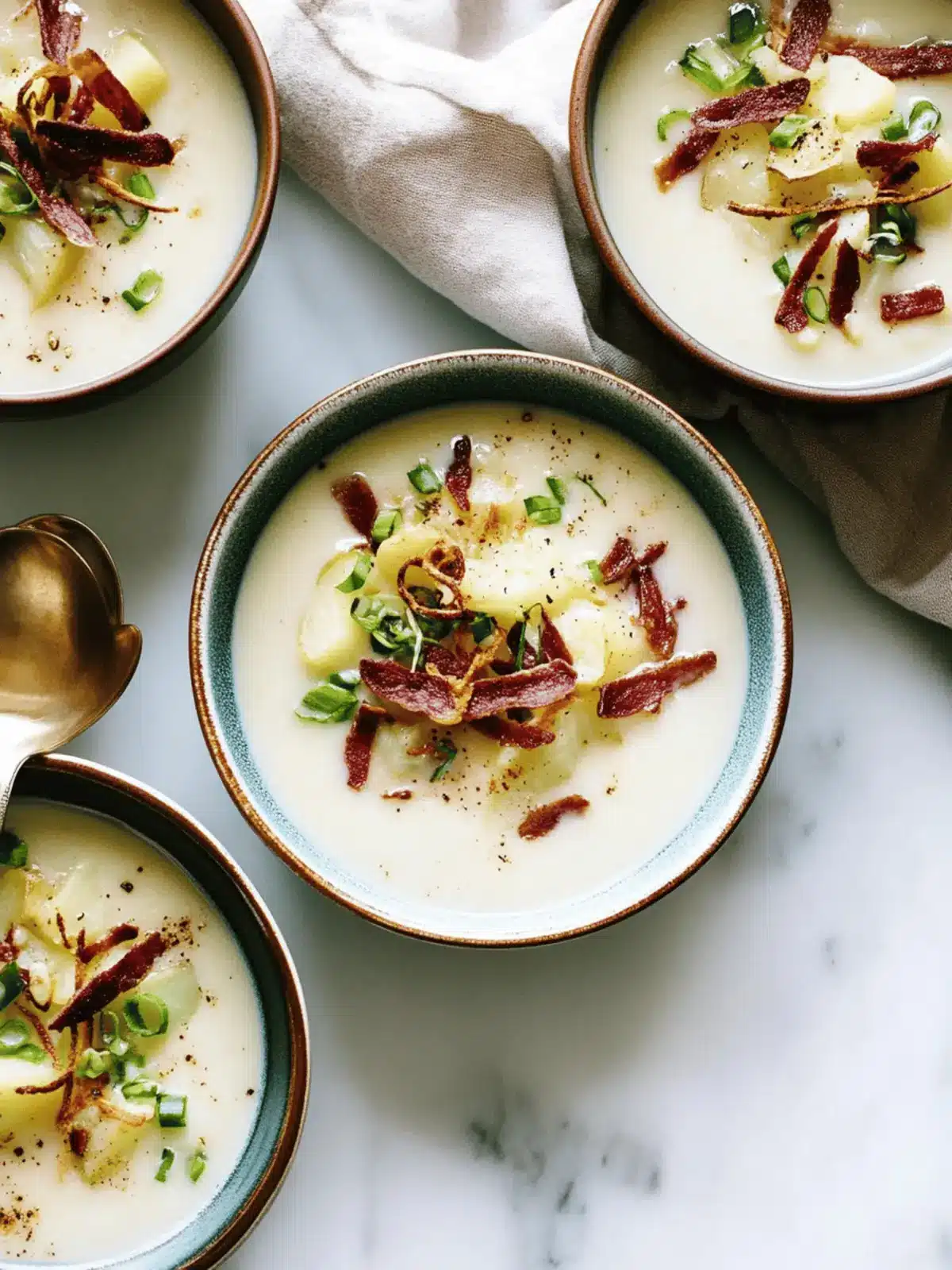 Creamy Baked Potato Soup Loaded with Flavor and Toppings 3 Baked Potato Soup