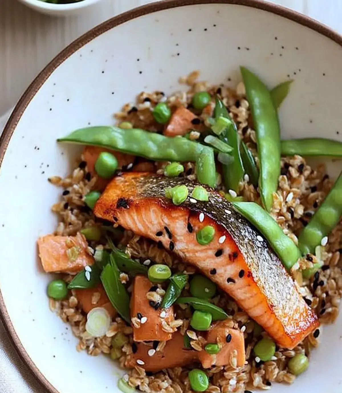 Savor the Asian Farro Medley with Salmon in Under 30 Minutes 2 Asian Farro Medley with Salmon